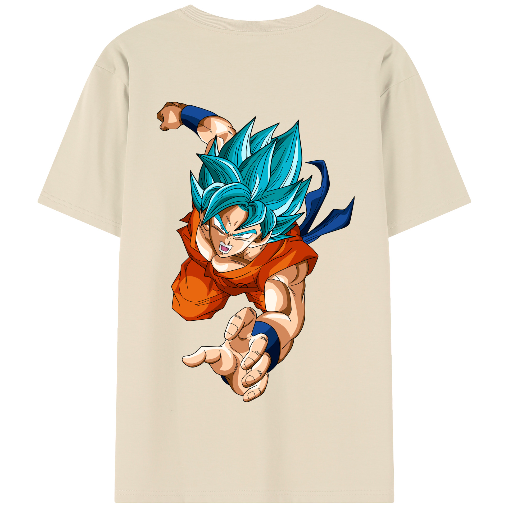 （画像用） ドラゴンボール ベジット DRAGON BALL Vegetto 綿100％半袖Tシャツ（背面プリント）