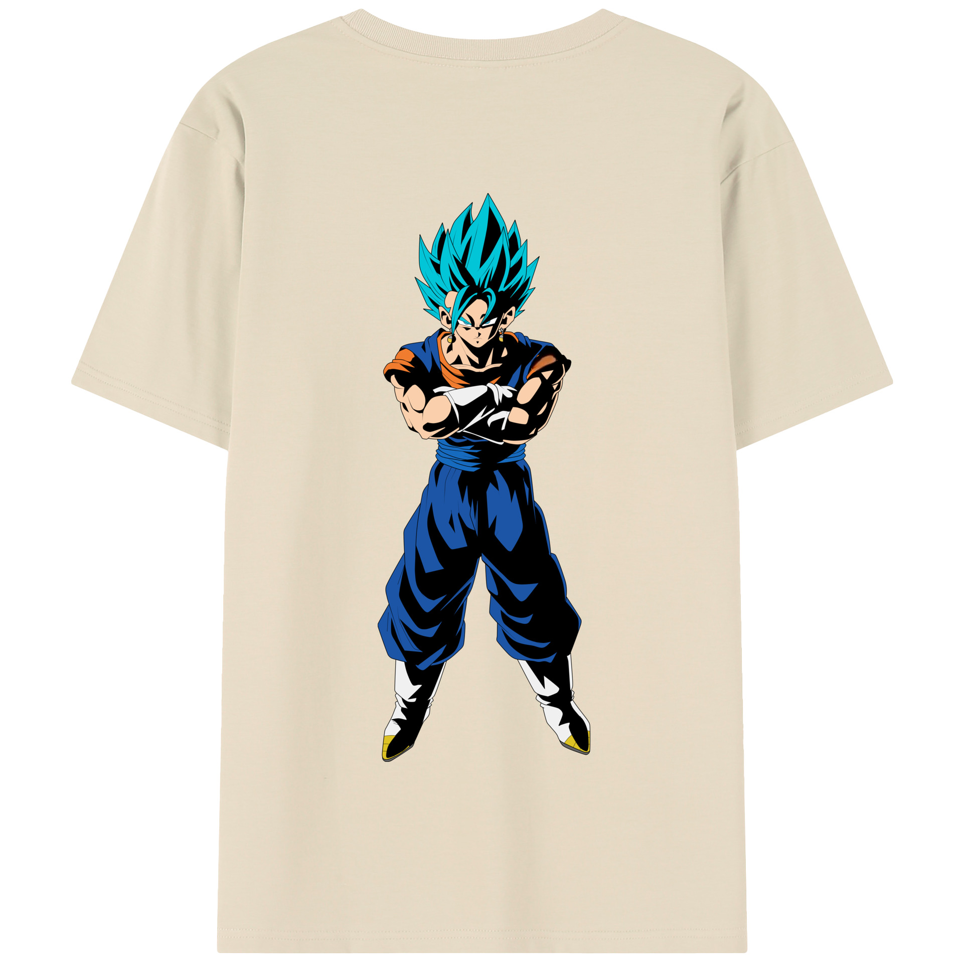 （画像用） ドラゴンボール ベジット DRAGON BALL Vegetto 綿100％半袖Tシャツ（背面プリント）