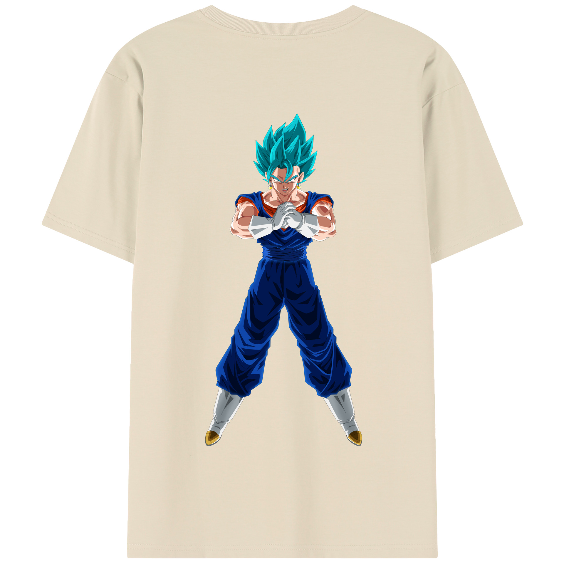 （画像用） ドラゴンボール ベジット DRAGON BALL Vegetto 綿100％半袖Tシャツ（背面プリント）