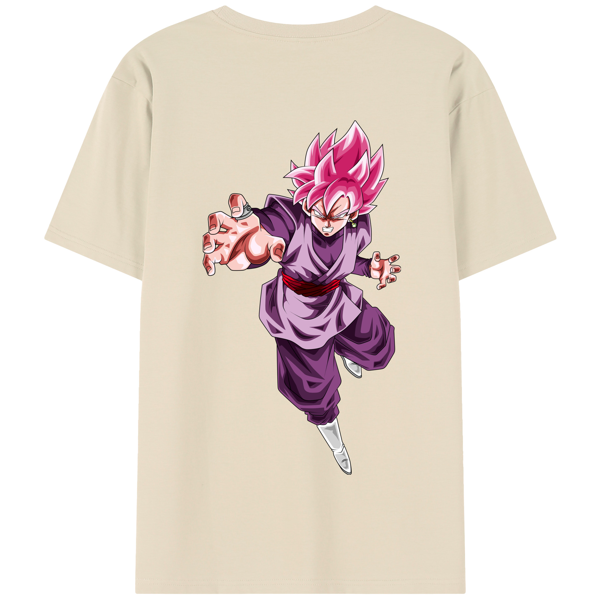 （画像用） ドラゴンボール ベジット DRAGON BALL Vegetto 綿100％半袖Tシャツ（背面プリント）
