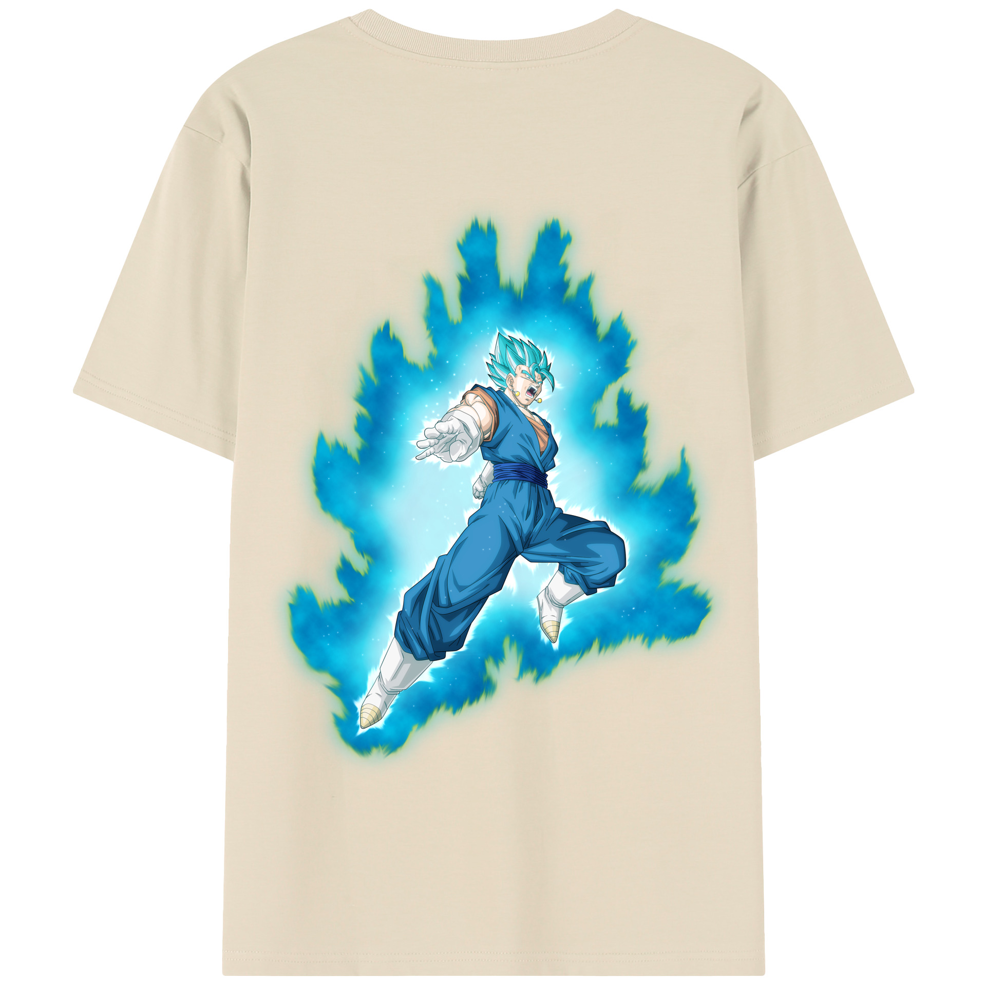 （画像用） ドラゴンボール ベジット DRAGON BALL Vegetto 綿100％半袖Tシャツ（背面プリント）