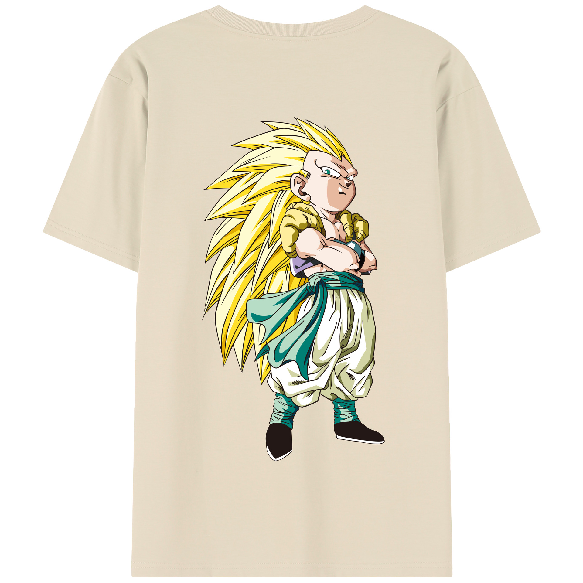（画像用） ドラゴンボール ベジット DRAGON BALL Vegetto 綿100％半袖Tシャツ（背面プリント）
