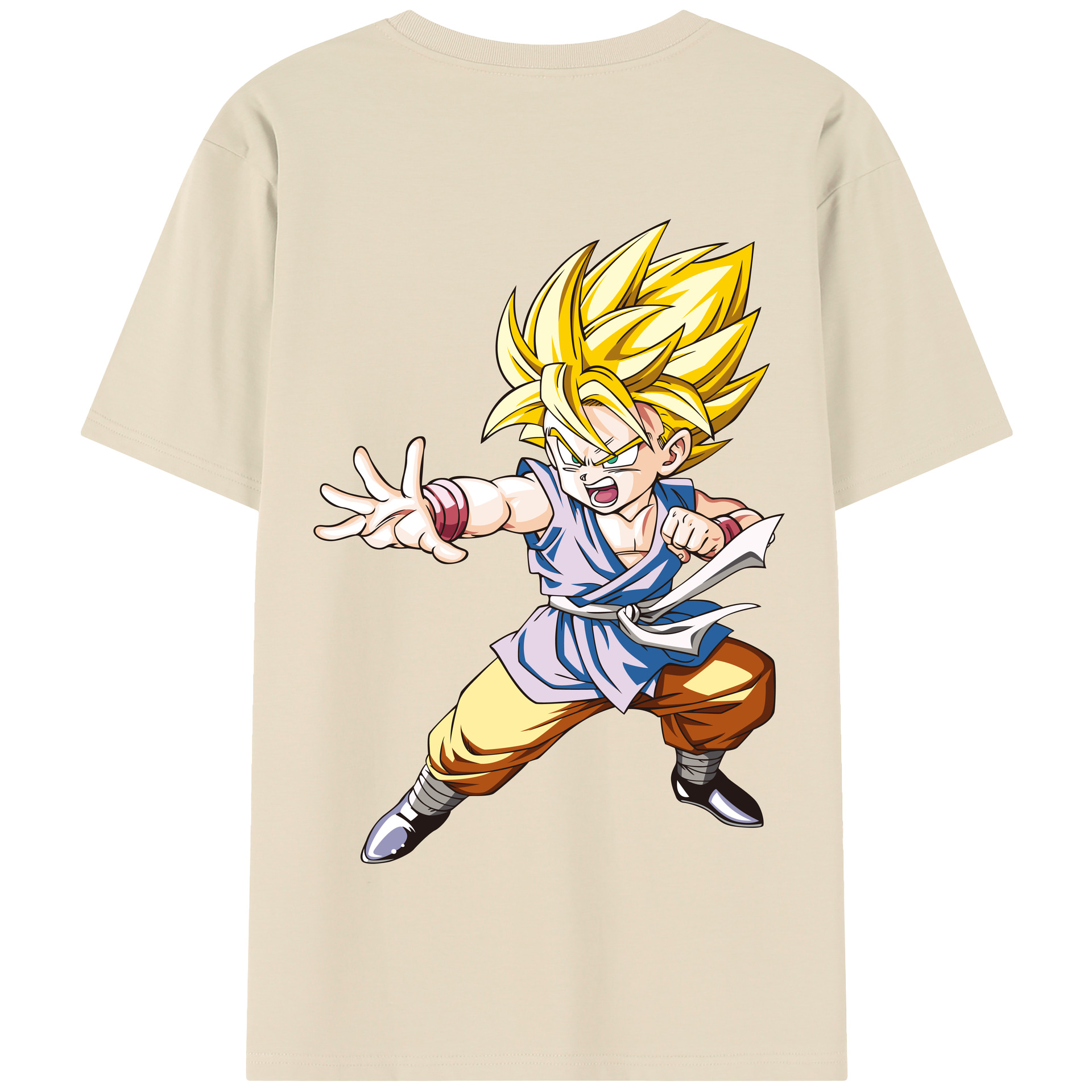 （画像用） ドラゴンボール ベジット DRAGON BALL Vegetto 綿100％半袖Tシャツ（背面プリント）