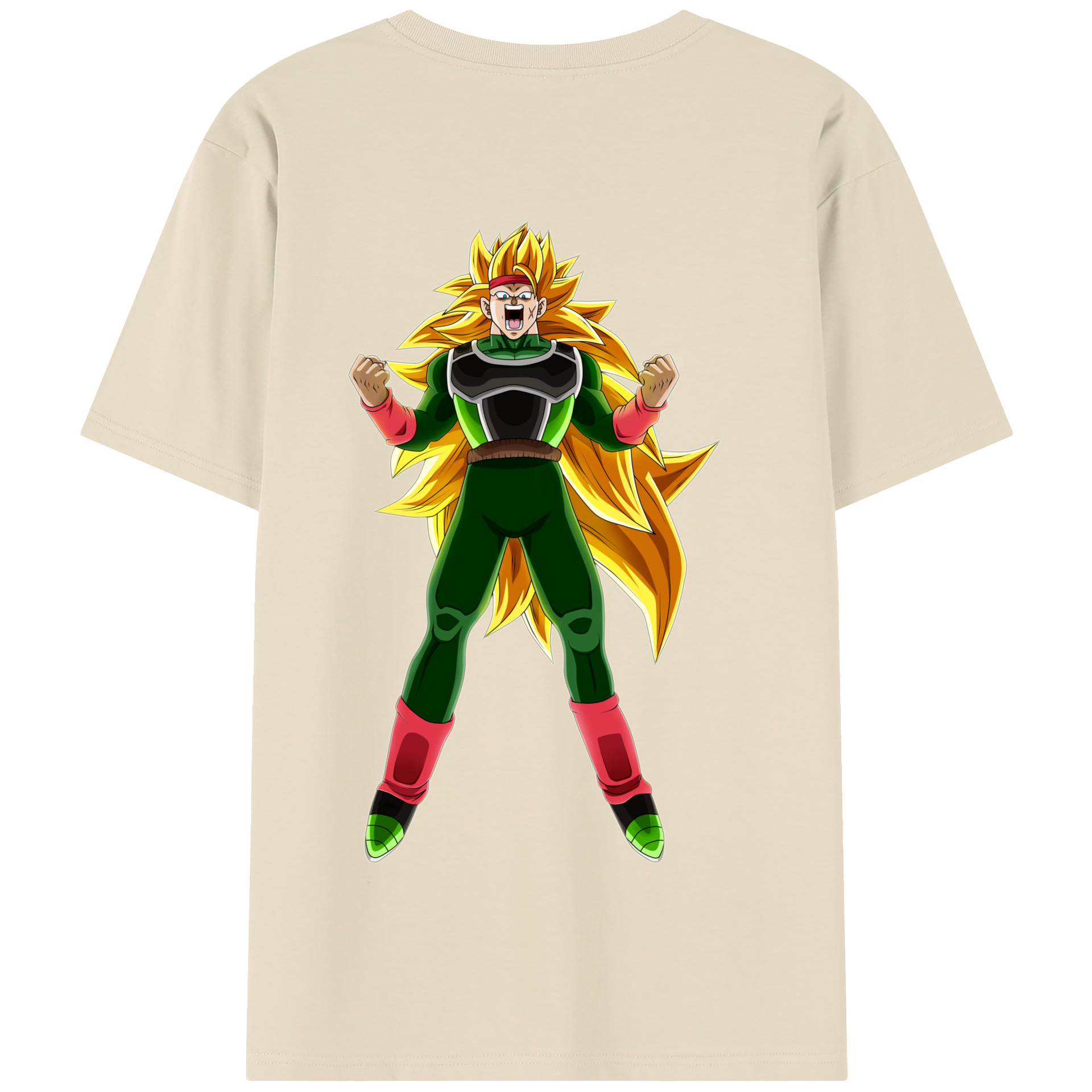 （画像用） ドラゴンボール ブロリー DRAGON BALL Broli 綿100％半袖Tシャツ（背面プリント）
