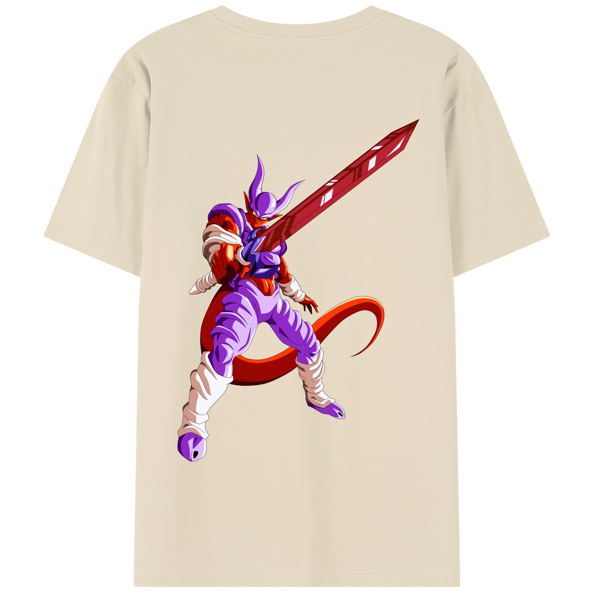 （画像用） ドラゴンボール ジャネンバ DRAGON BALL Janemba 綿100％半袖Tシャツ（背面プリント）