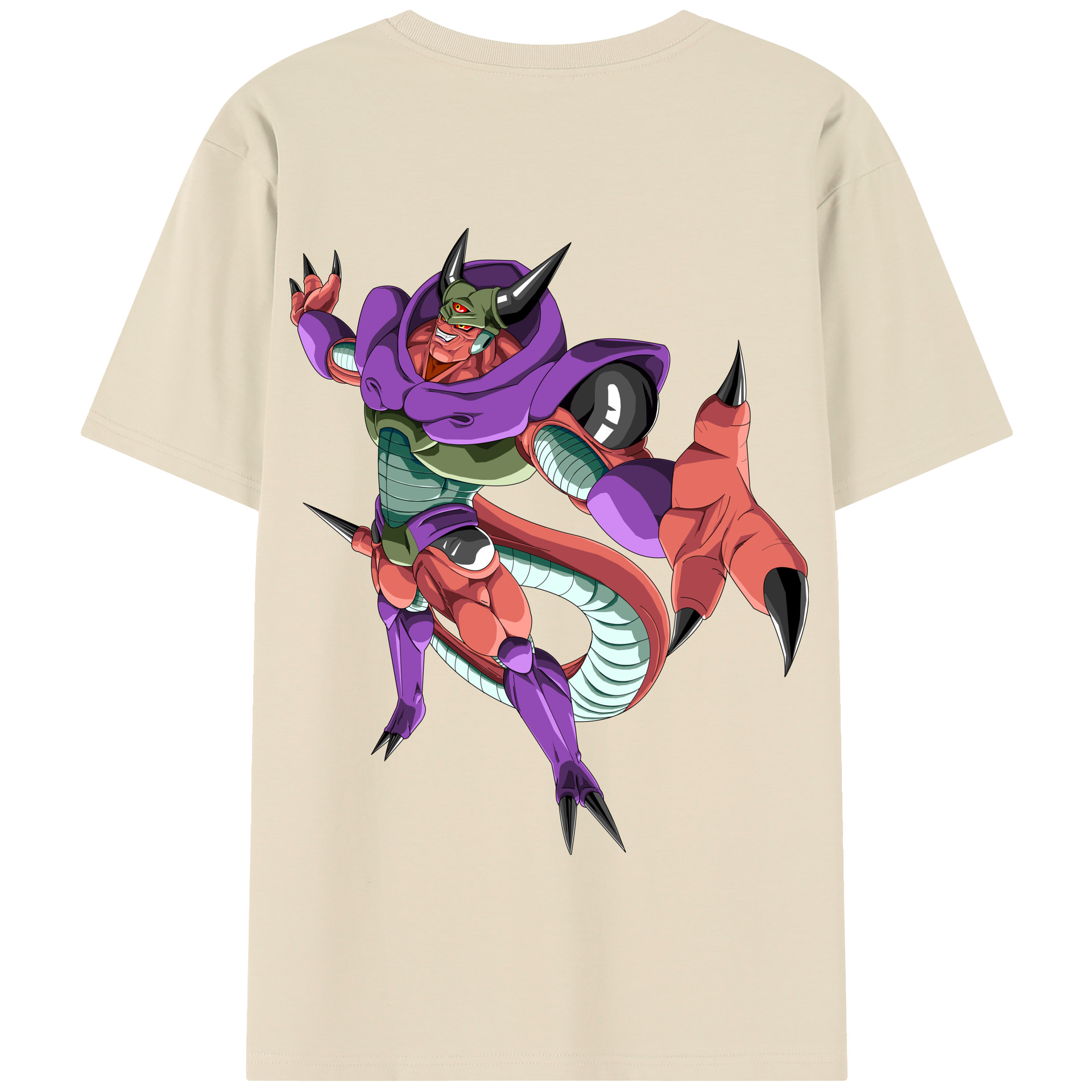 （画像用） ドラゴンボール ジャネンバ DRAGON BALL Janemba 綿100％半袖Tシャツ（背面プリント）