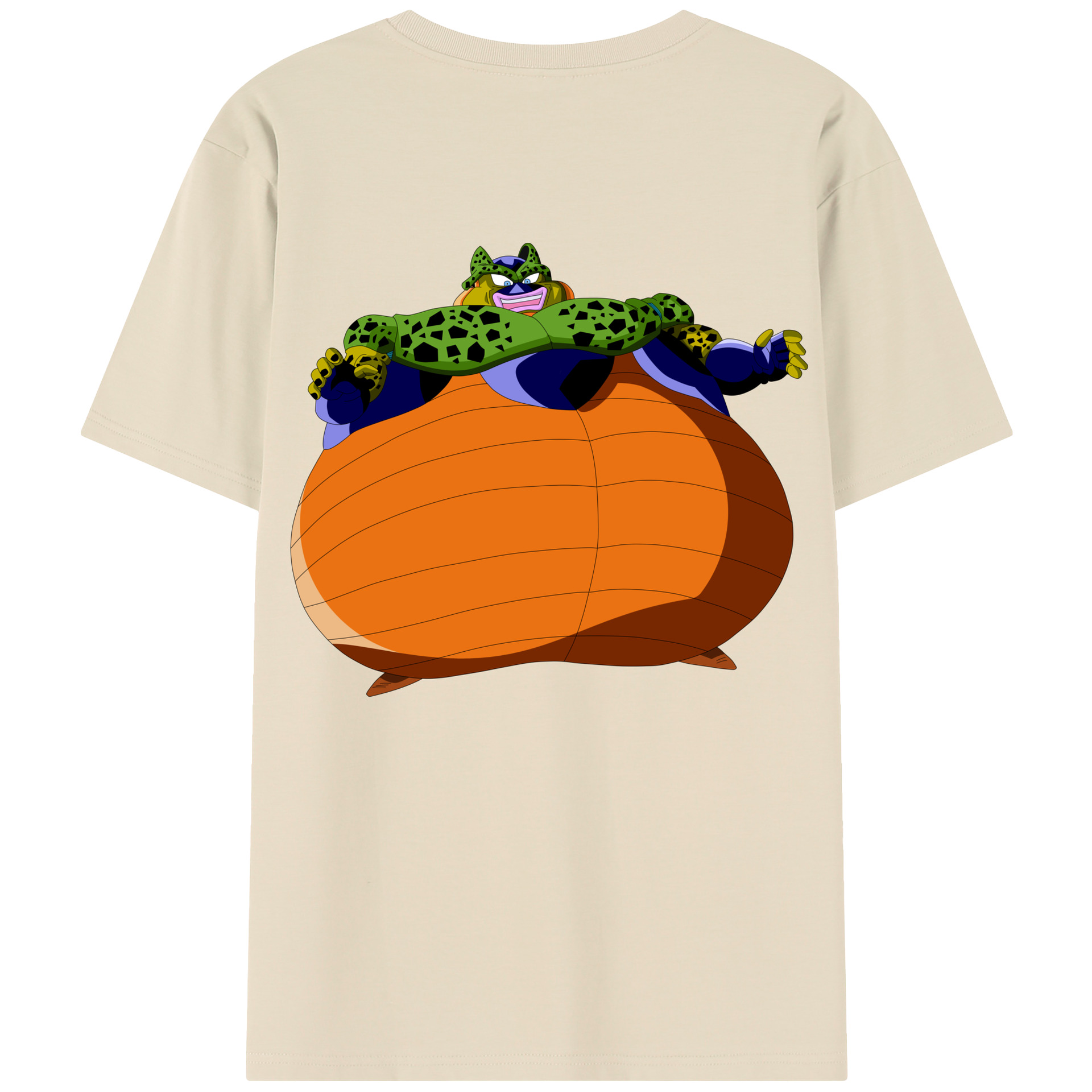 （画像用） ドラゴンボール セル DRAGON BALL Cell 綿100％半袖Tシャツ（背面プリント）