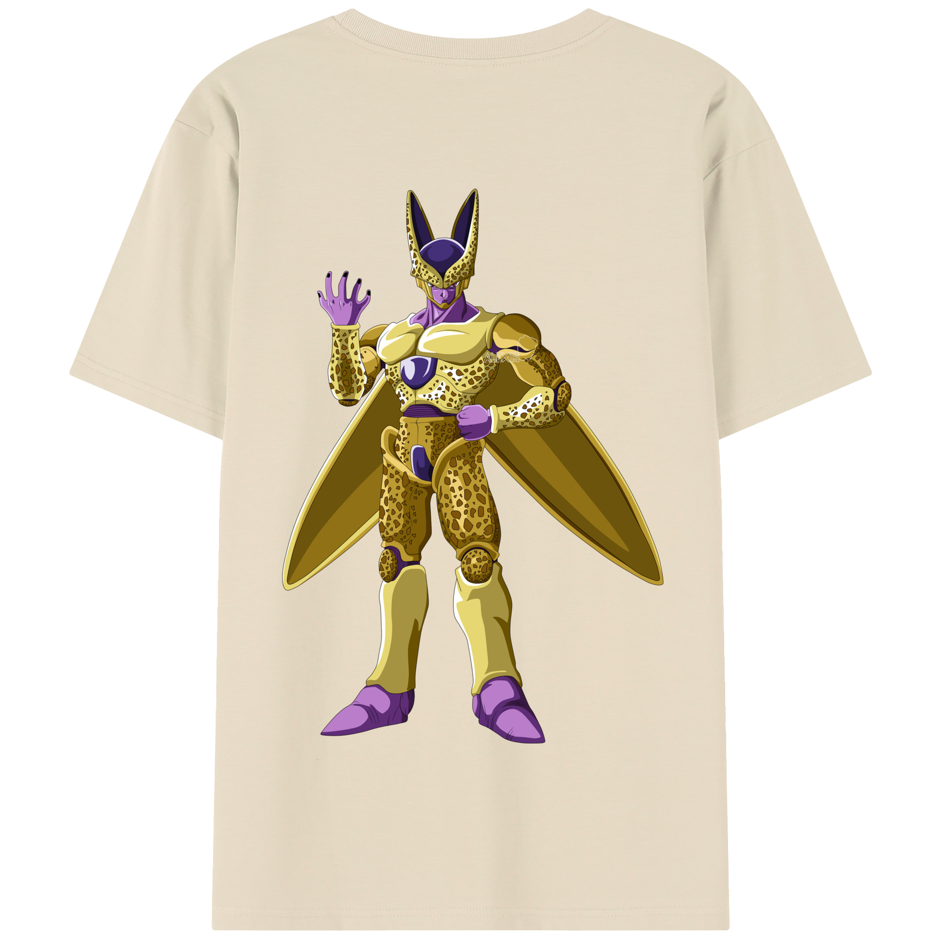 （画像用） ドラゴンボール セル DRAGON BALL Cell 綿100％半袖Tシャツ（背面プリント）