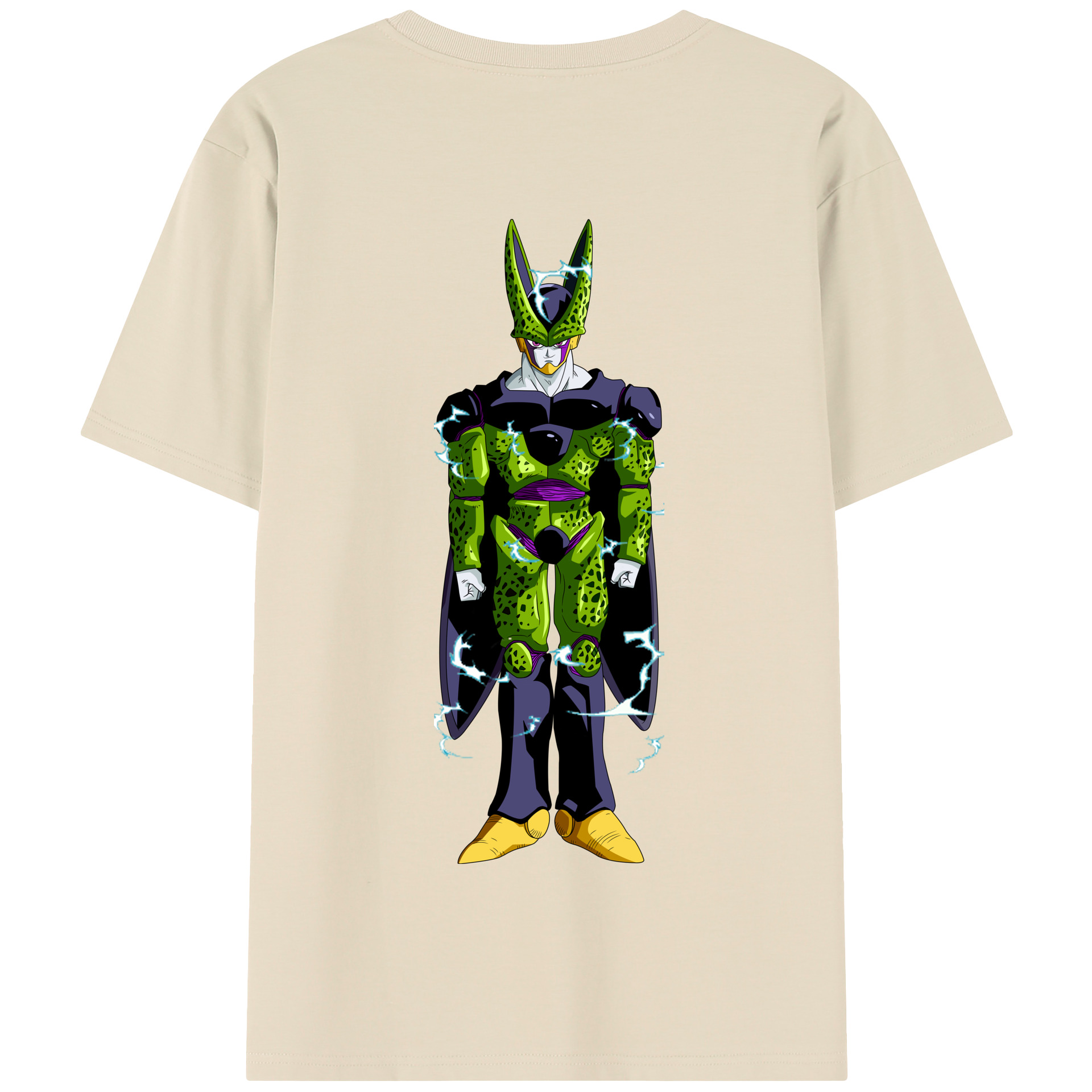 （画像用） ドラゴンボール セル DRAGON BALL Cell 綿100％半袖Tシャツ（背面プリント）