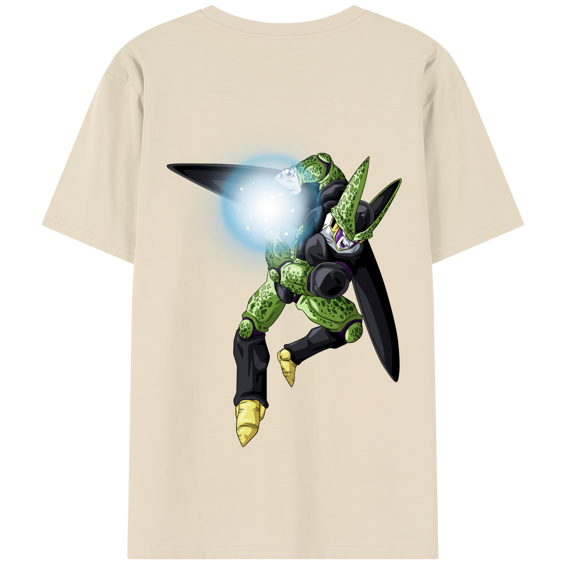 （画像用） ドラゴンボール セル DRAGON BALL Cell 綿100％半袖Tシャツ（背面プリント）