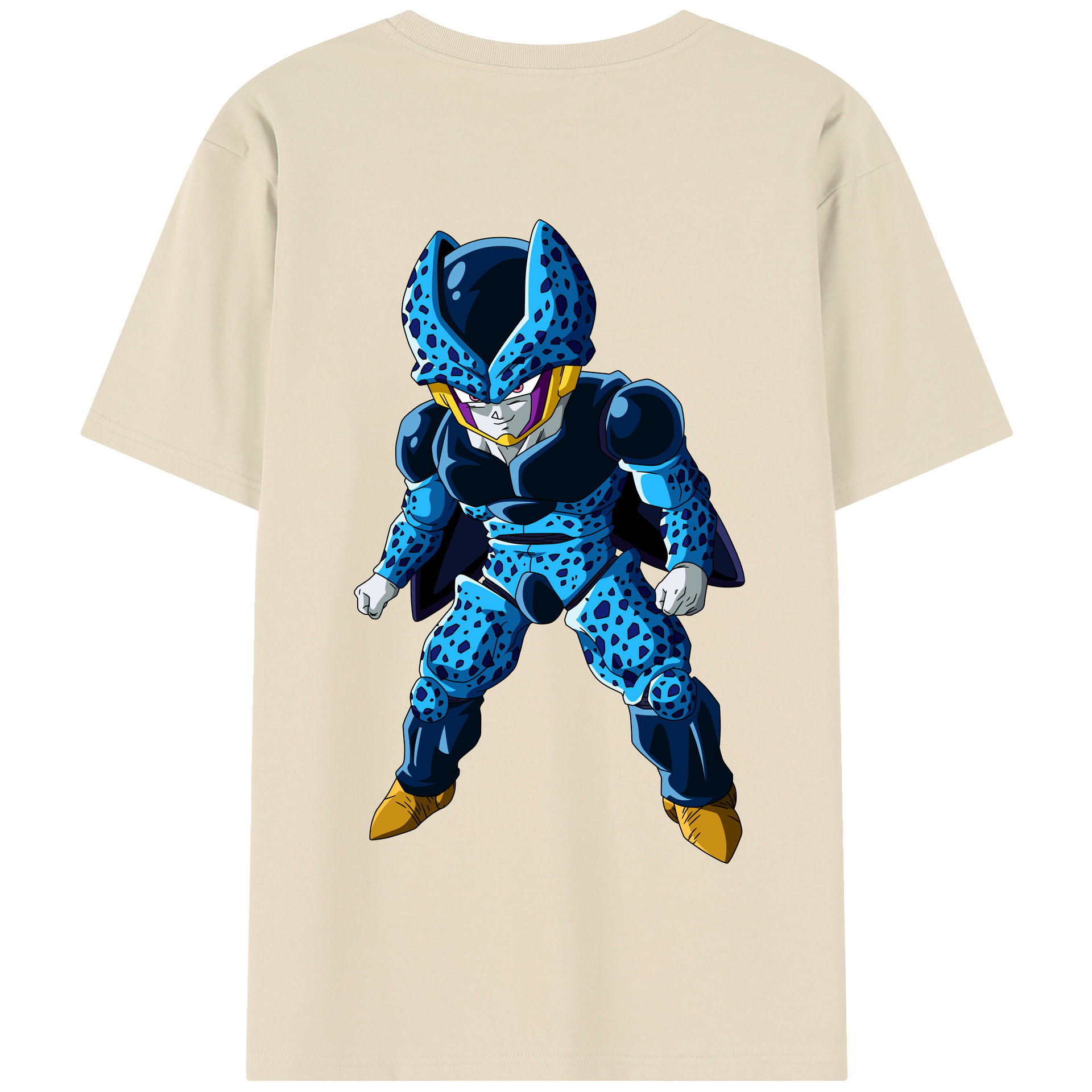 （画像用） ドラゴンボール セル DRAGON BALL Cell 綿100％半袖Tシャツ（背面プリント）