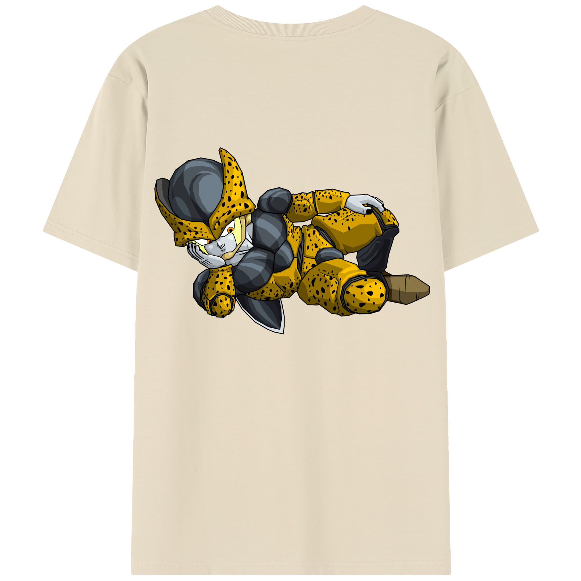 （画像用） ドラゴンボール セル DRAGON BALL Cell 綿100％半袖Tシャツ（背面プリント）