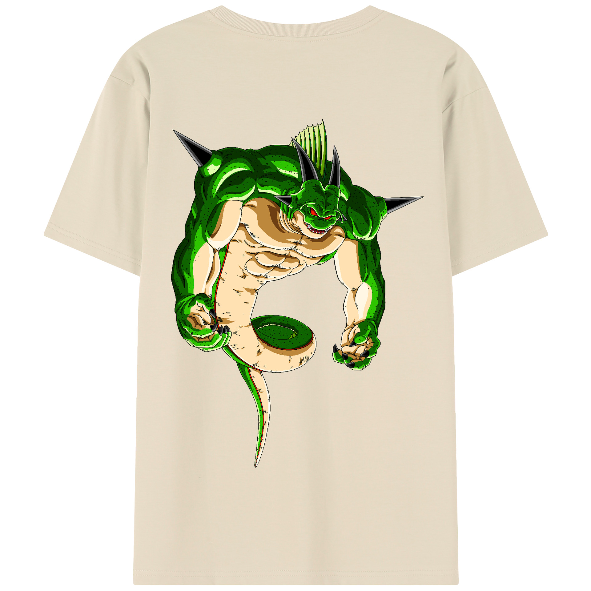 （画像用） ドラゴンボール 神龍 シェンロン DRAGON BALL Shenron 綿100％半袖Tシャツ（背面プリント）
