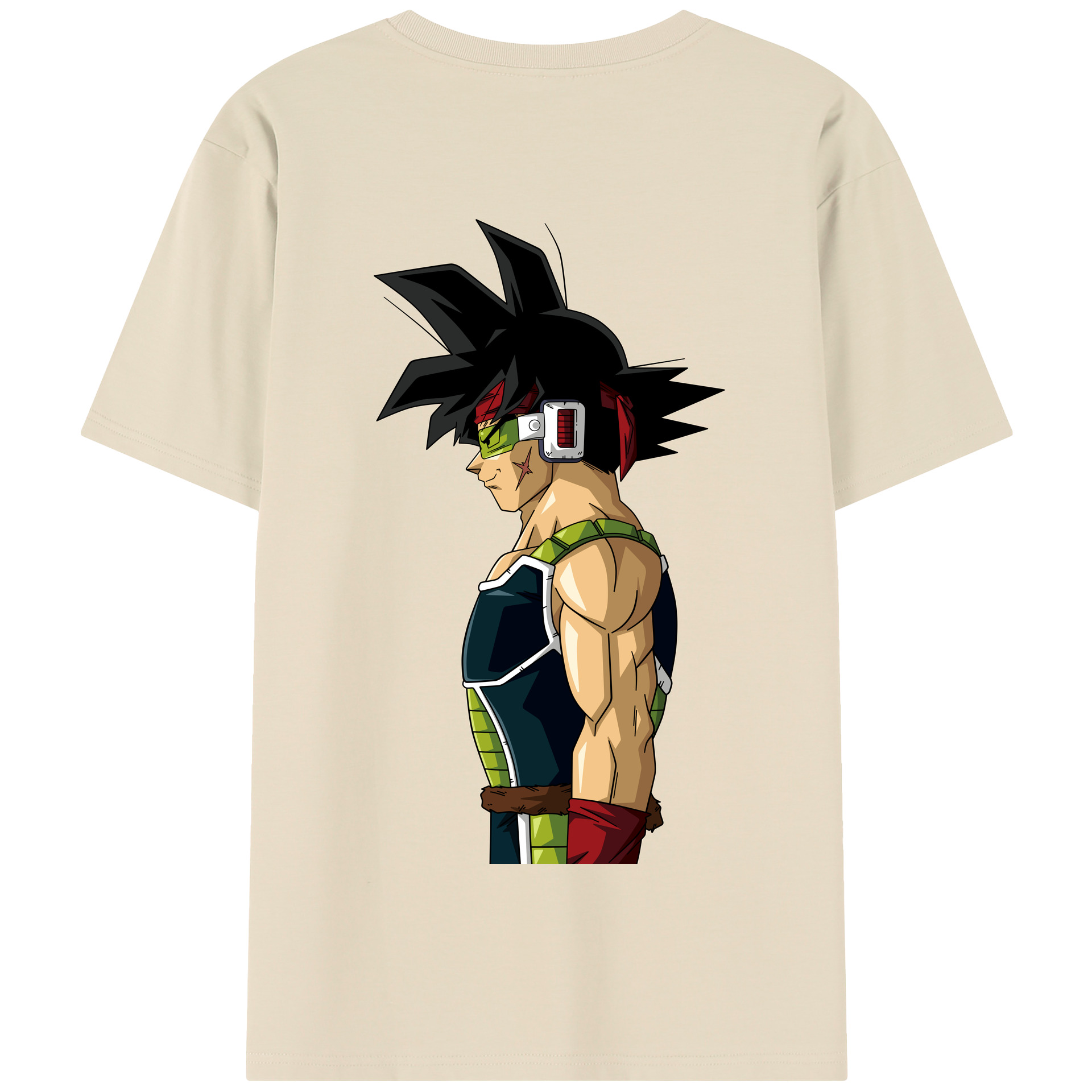 （画像用） ドラゴンボール バーダック DRAGON BALL Burdock 綿100％半袖Tシャツ（背面プリント）