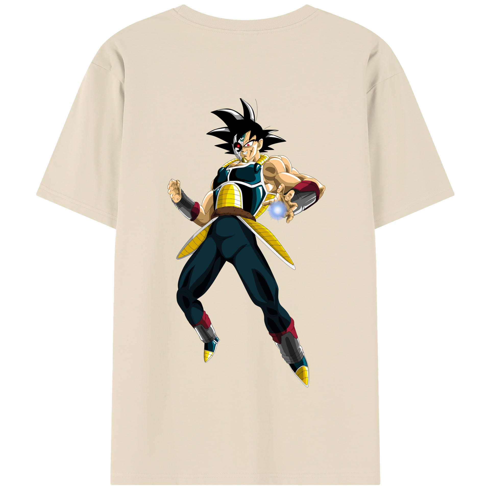 （画像用） ドラゴンボール バーダック DRAGON BALL Burdock 綿100％半袖Tシャツ（背面プリント）