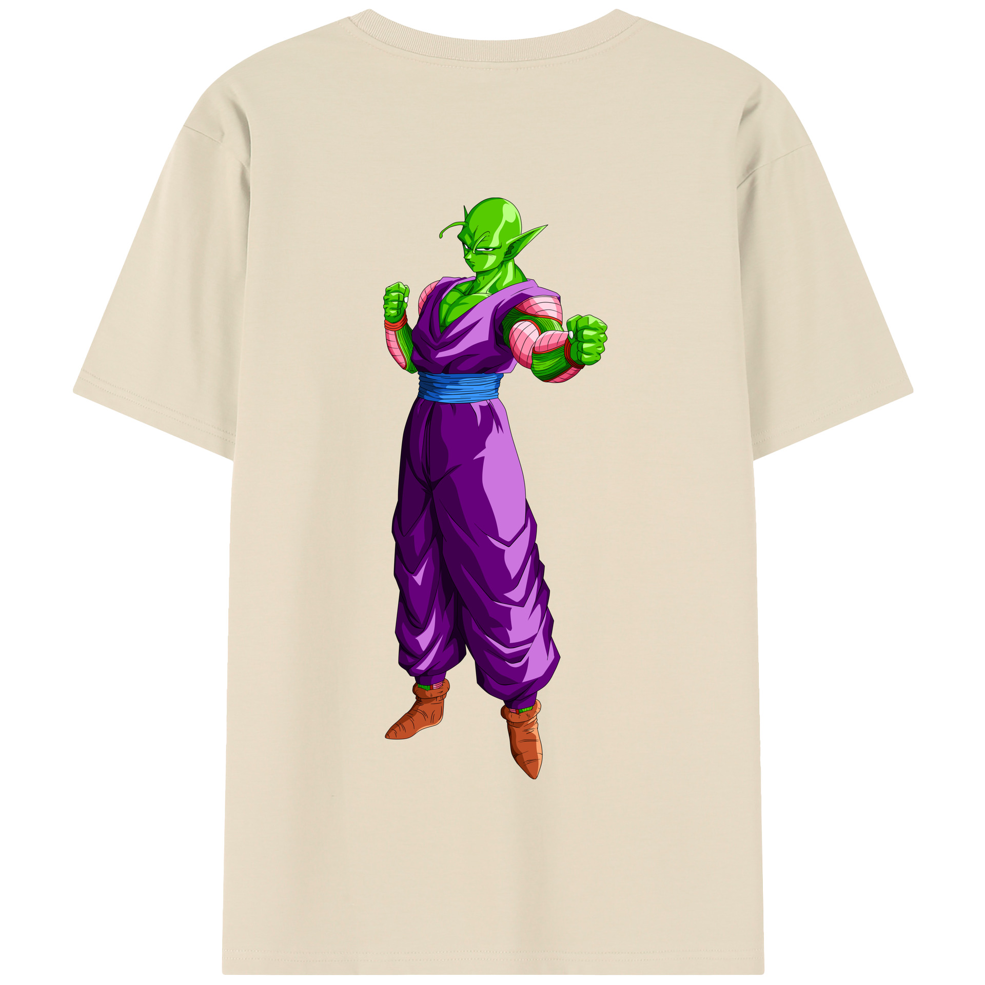 （画像用） ドラゴンボール ピッコロ DRAGON BALL Piccolo 綿100％半袖Tシャツ（背面プリント）