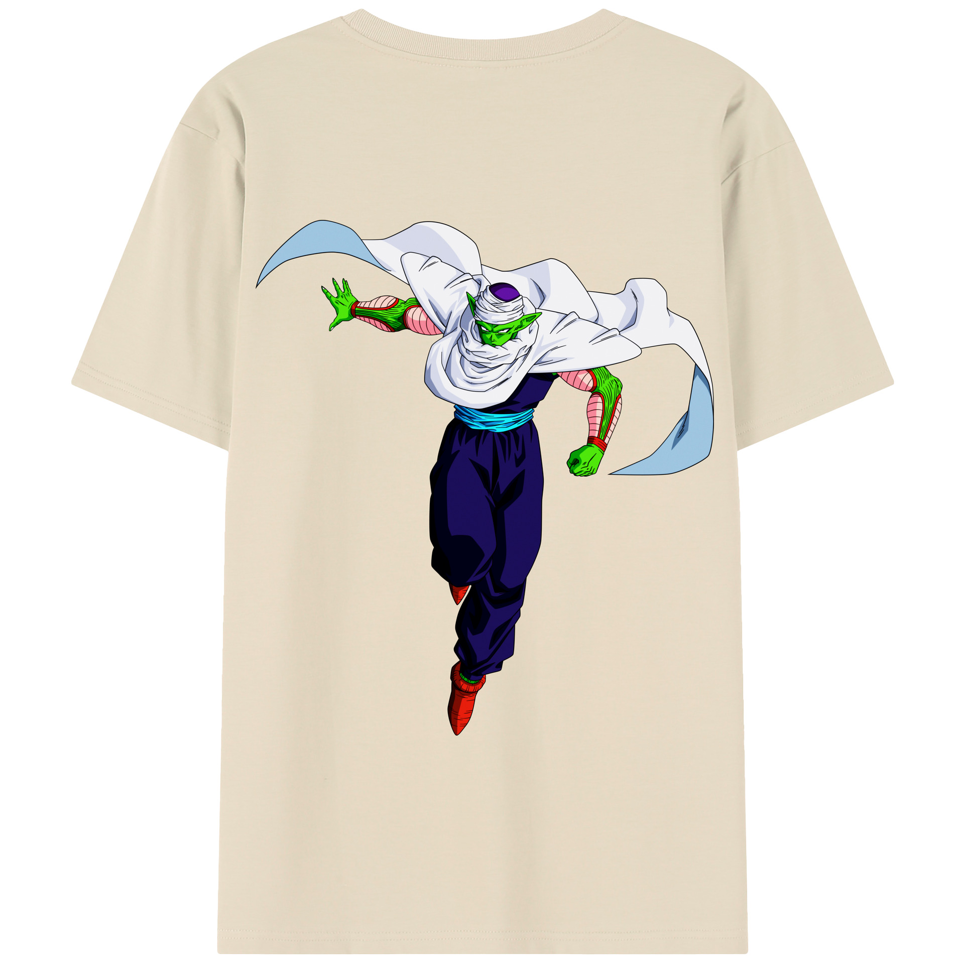 （画像用） ドラゴンボール ピッコロ DRAGON BALL Piccolo 綿100％半袖Tシャツ（背面プリント）