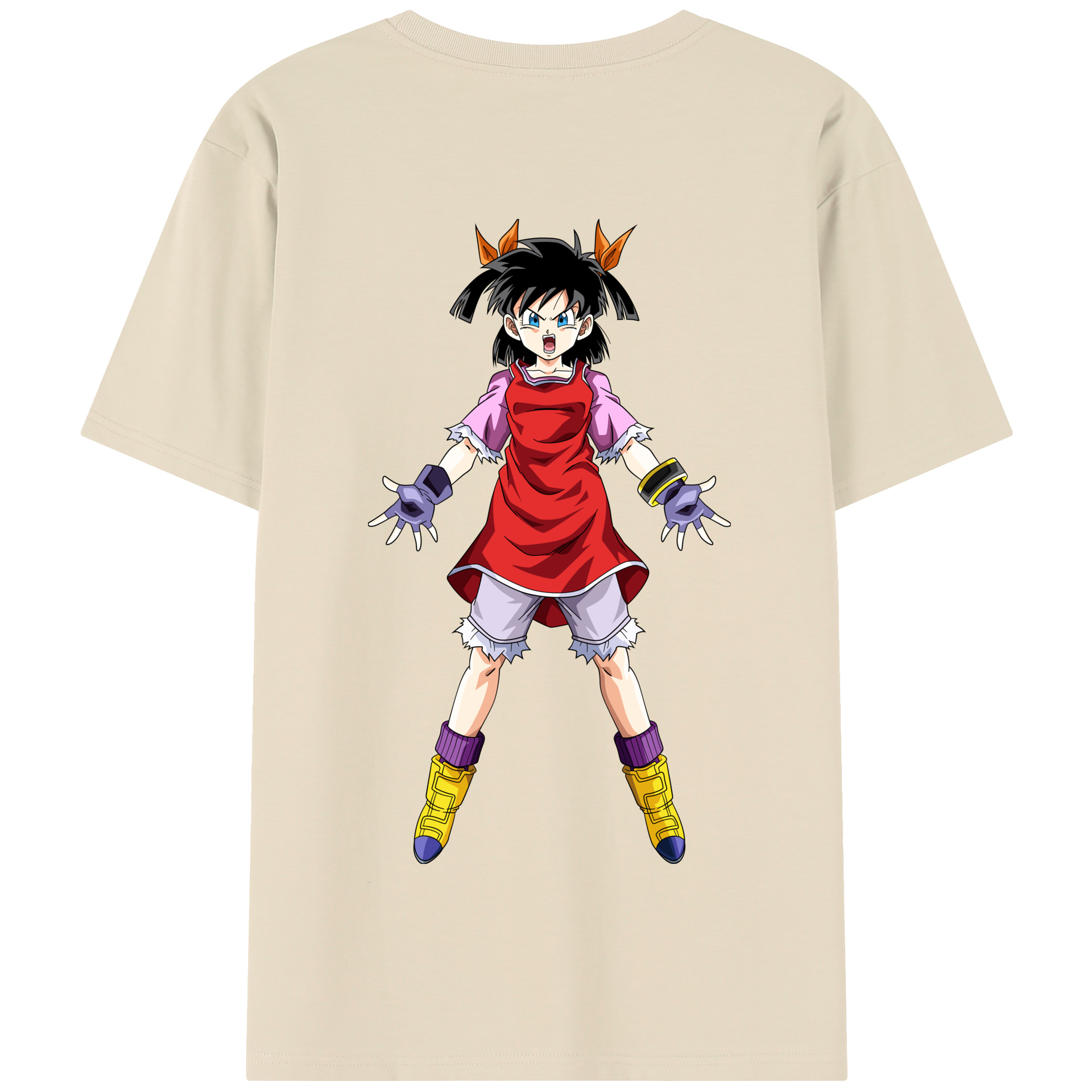 （画像用） ドラゴンボール パン DRAGON BALL Pan 綿100％半袖Tシャツ（背面プリント）