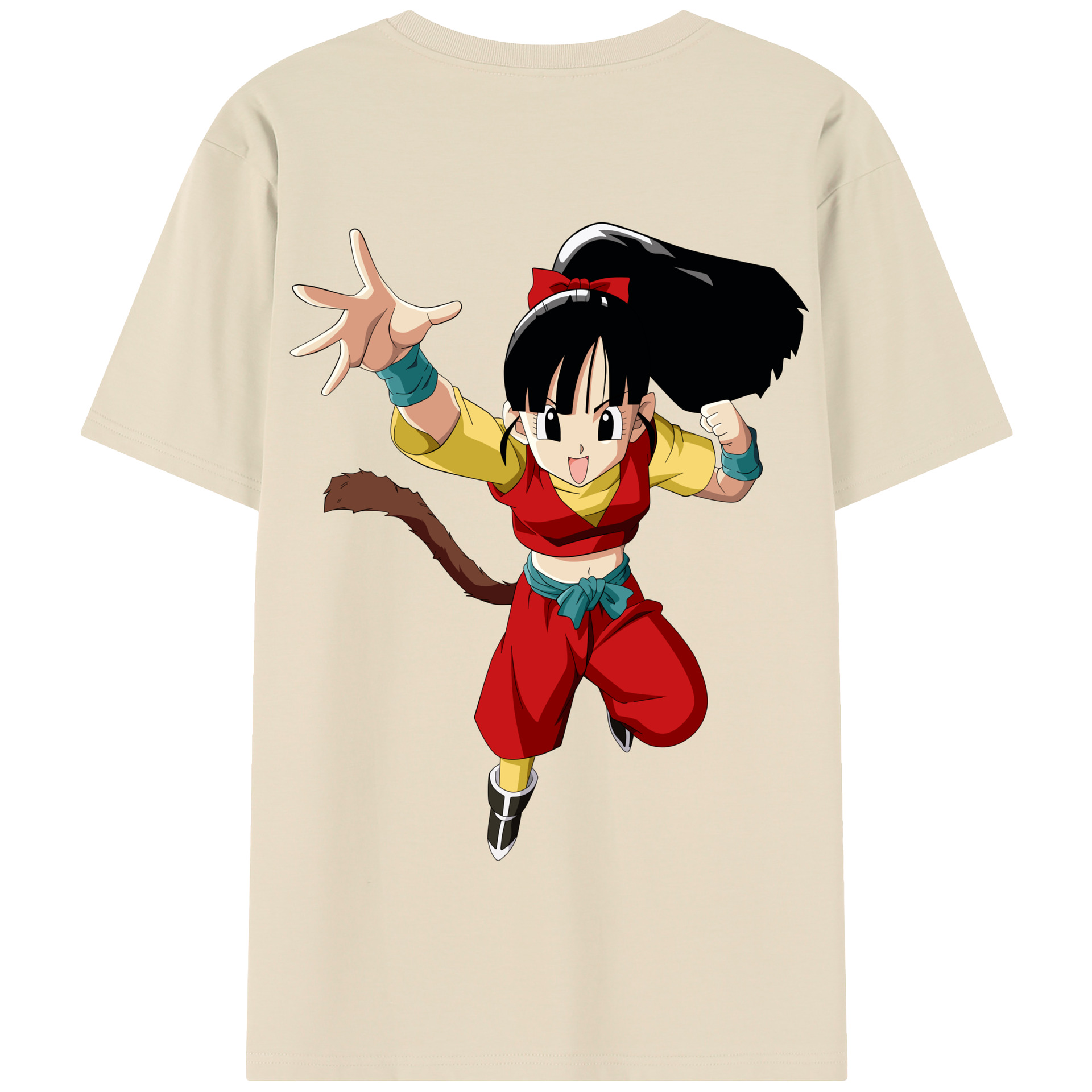 （画像用） ドラゴンボール パン DRAGON BALL Pan 綿100％半袖Tシャツ（背面プリント）