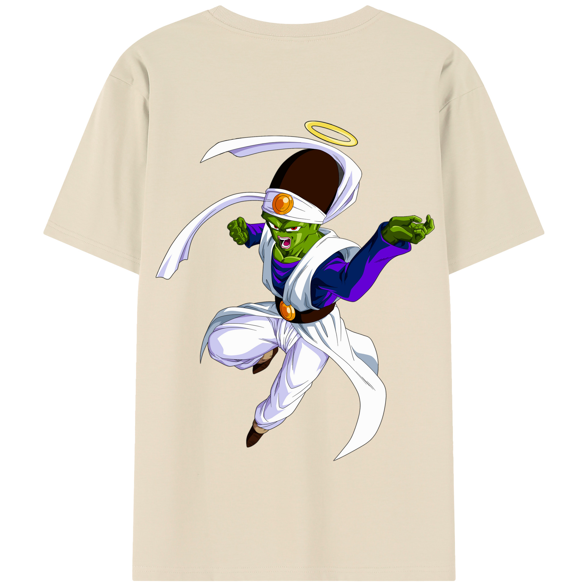 （画像用） ドラゴンボール パイクーハン DRAGON BALL Pikkon 綿100％半袖Tシャツ（背面プリント）