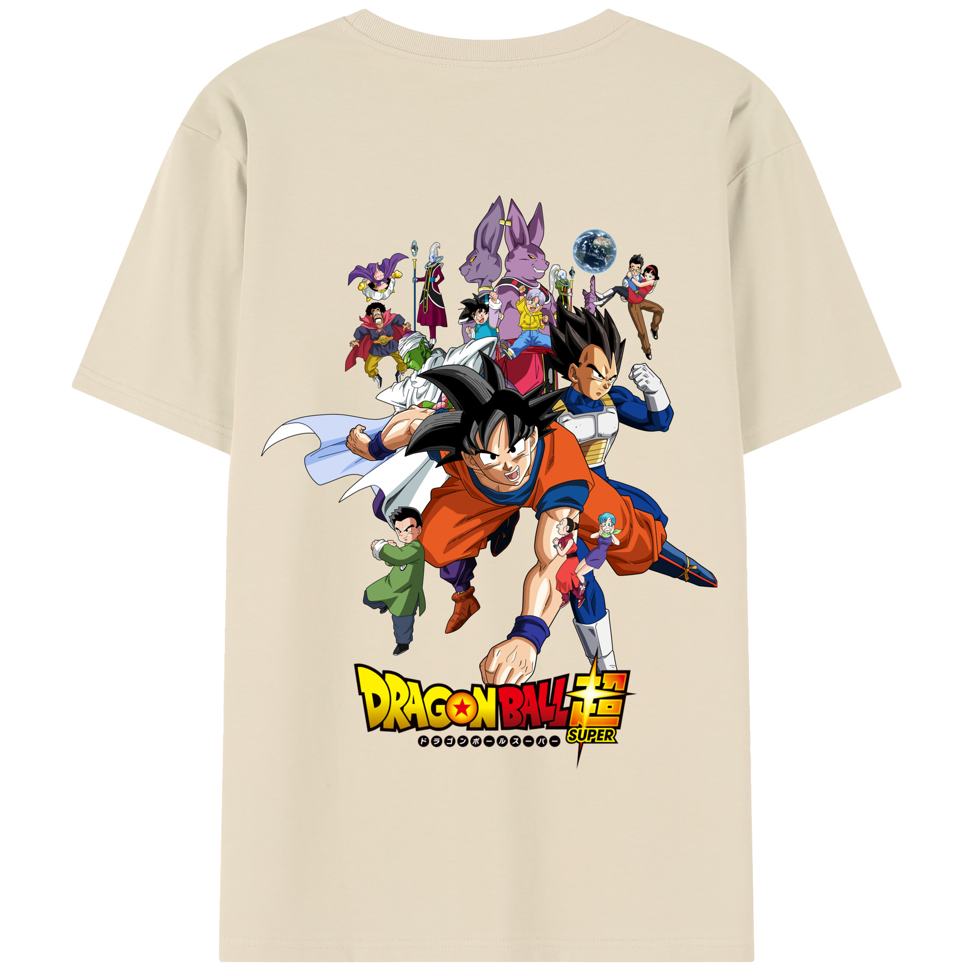 （画像用） ドラゴンボール DRAGON BALL 綿100％半袖Tシャツ（背面プリント）