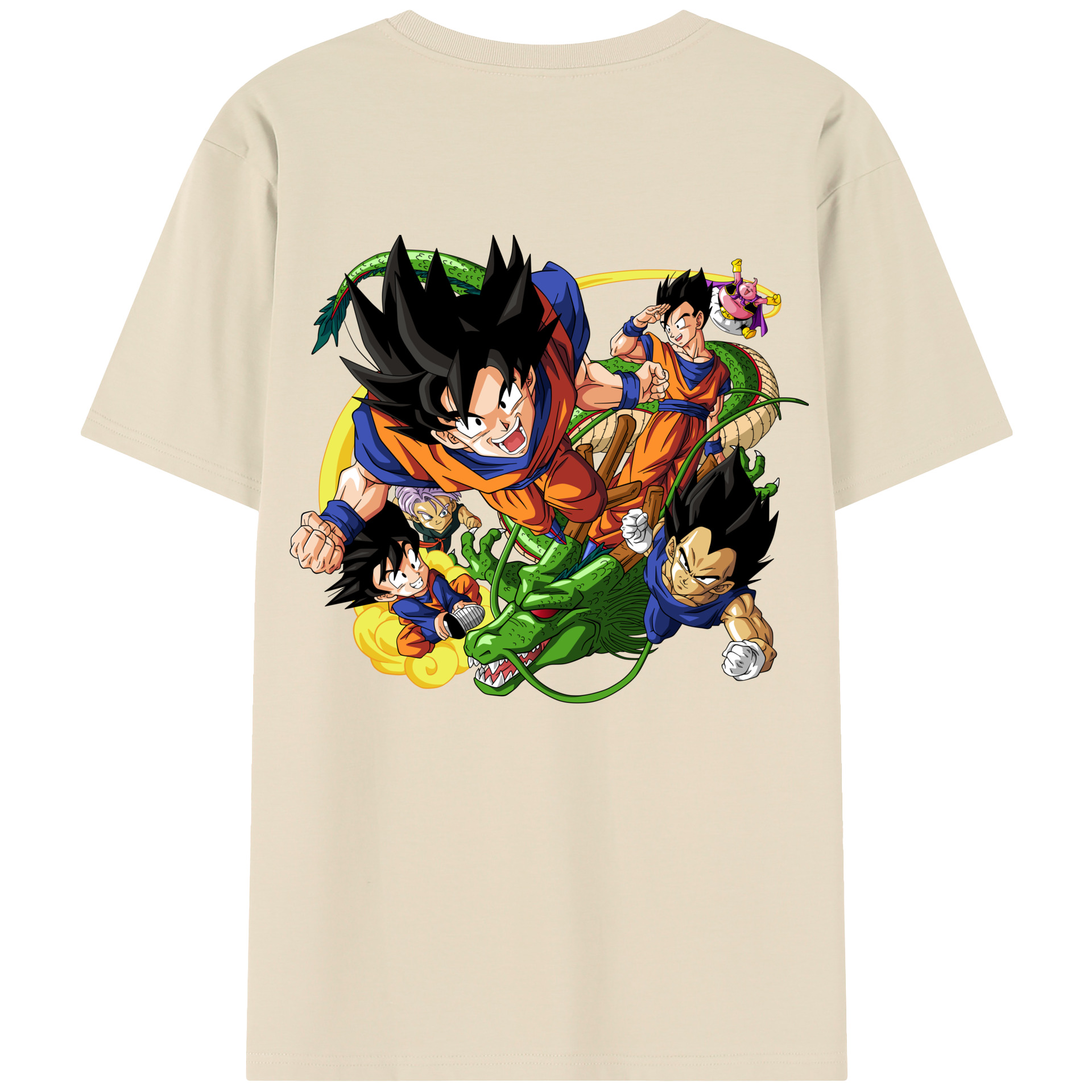 （画像用） ドラゴンボール DRAGON BALL 綿100％半袖Tシャツ（背面プリント）