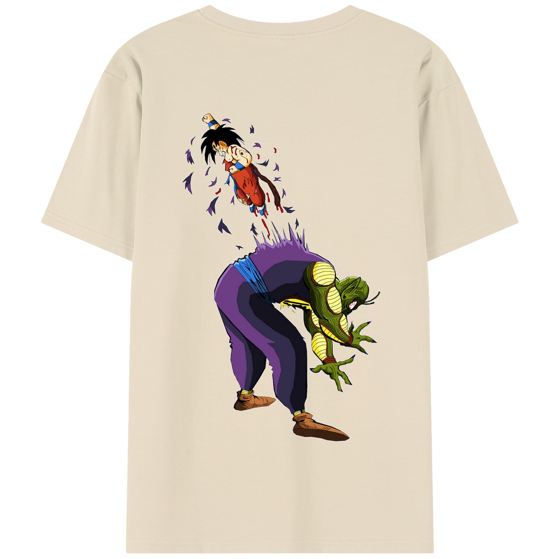 （画像用） ドラゴンボール DRAGON BALL 綿100％半袖Tシャツ（背面プリント）