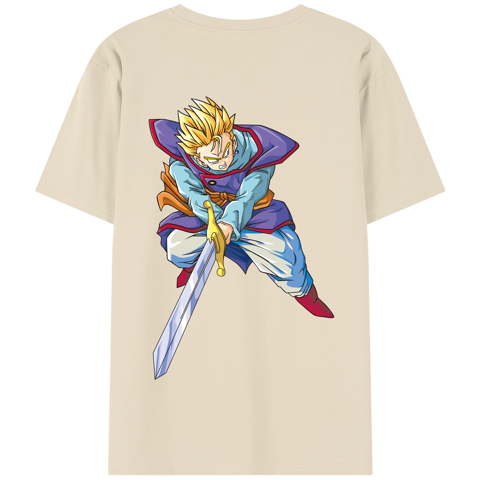 （画像用） ドラゴンボール DRAGON BALL 綿100％半袖Tシャツ（背面プリント）