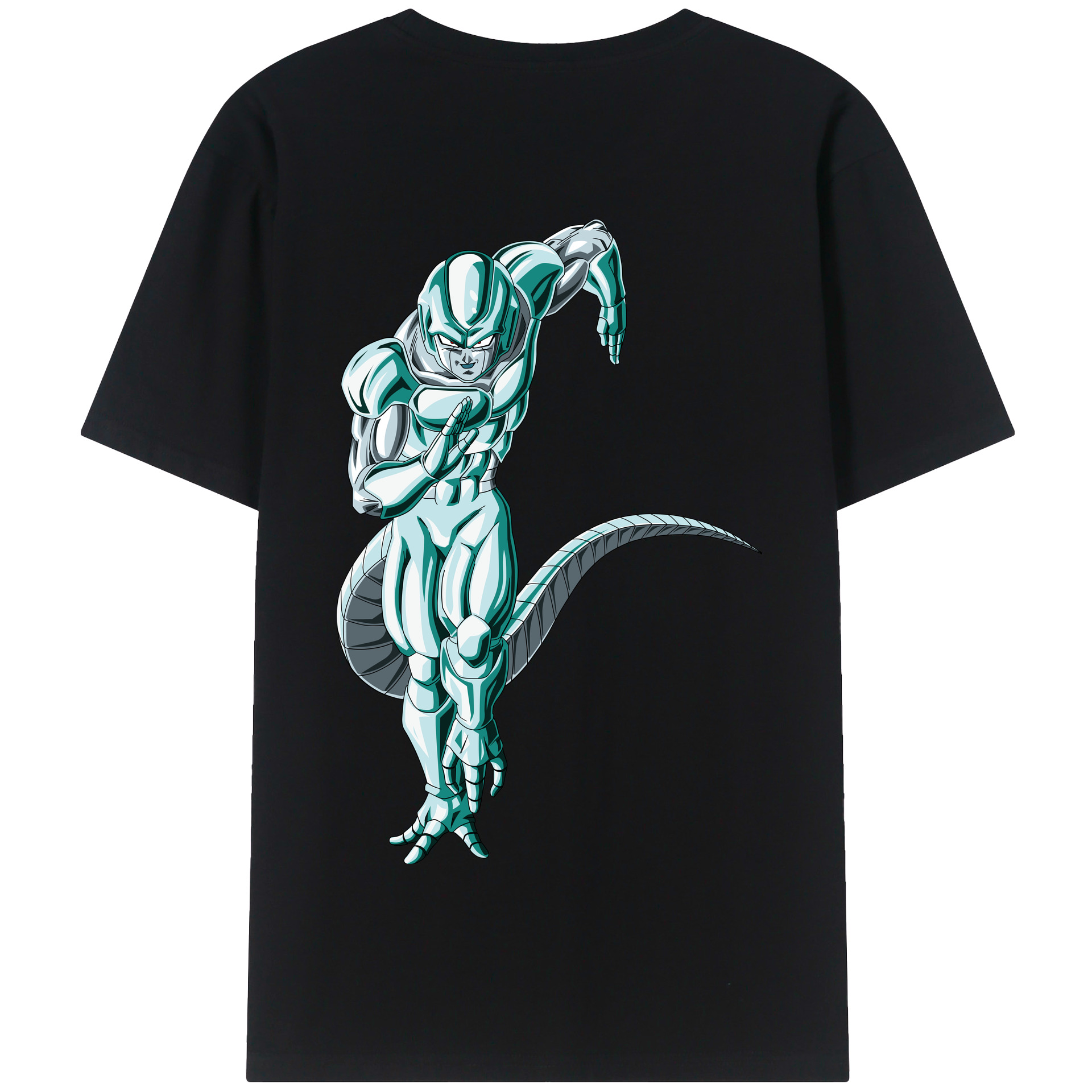（画像用） ドラゴンボール フリーザ DRAGON BALL Frieza 綿100％半袖Tシャツ（背面プリント）