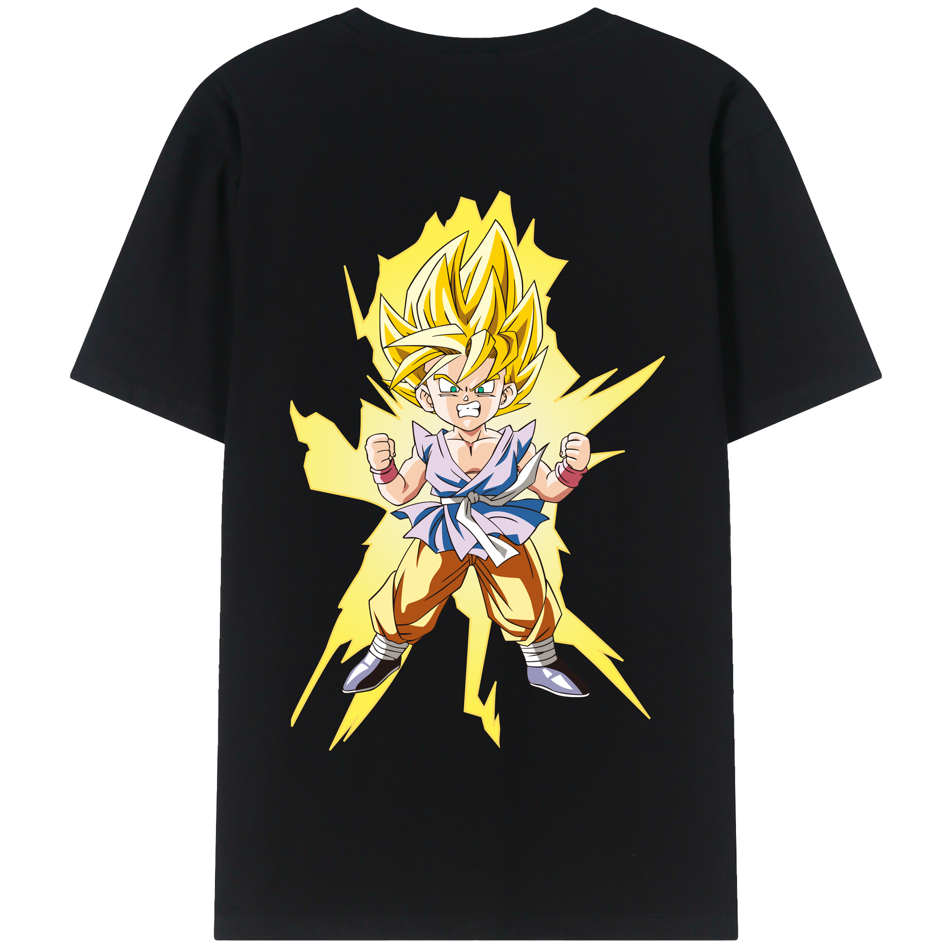 （画像用） ドラゴンボール ベジット DRAGON BALL Vegetto 綿100％半袖Tシャツ（背面プリント）