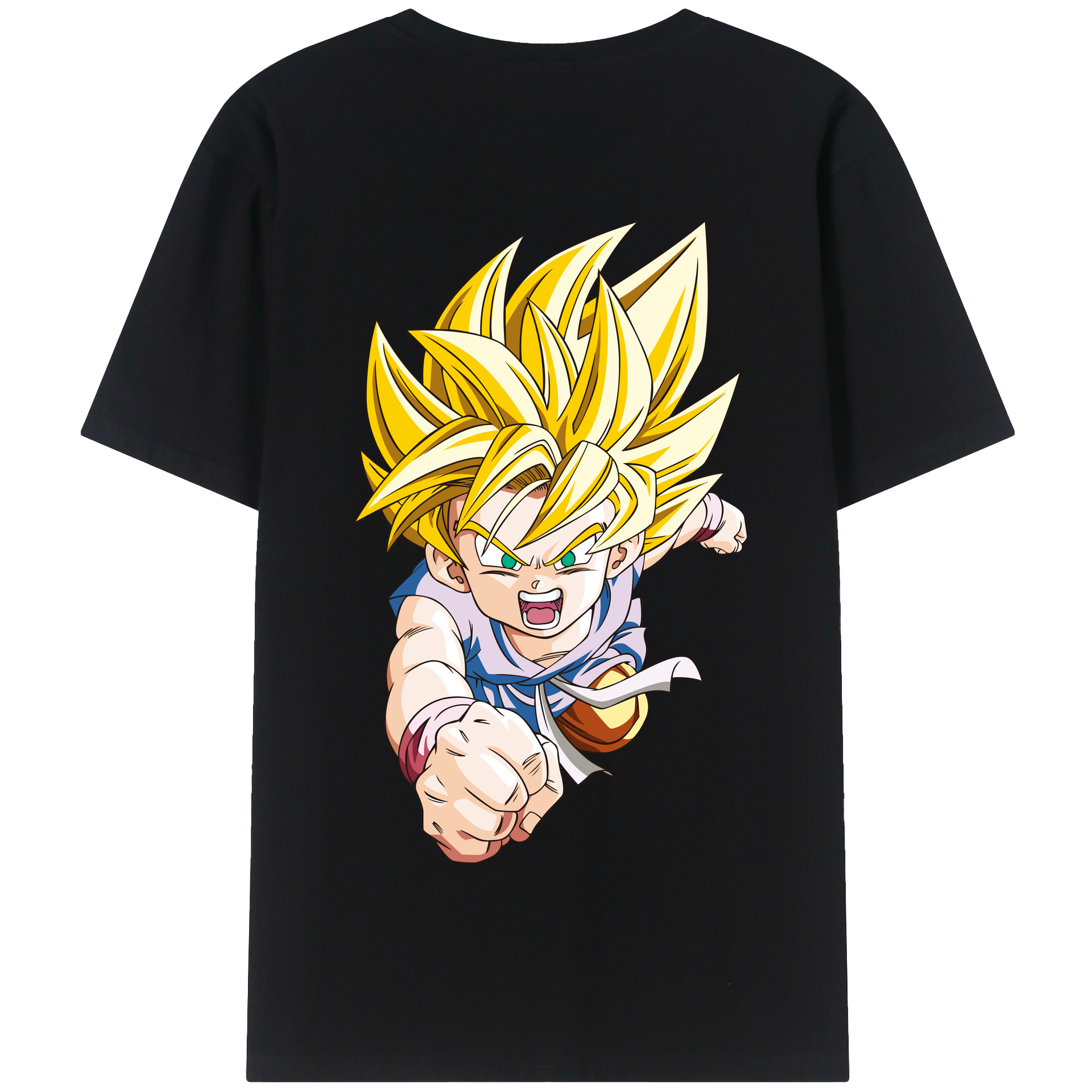 （画像用） ドラゴンボール ベジット DRAGON BALL Vegetto 綿100％半袖Tシャツ（背面プリント）