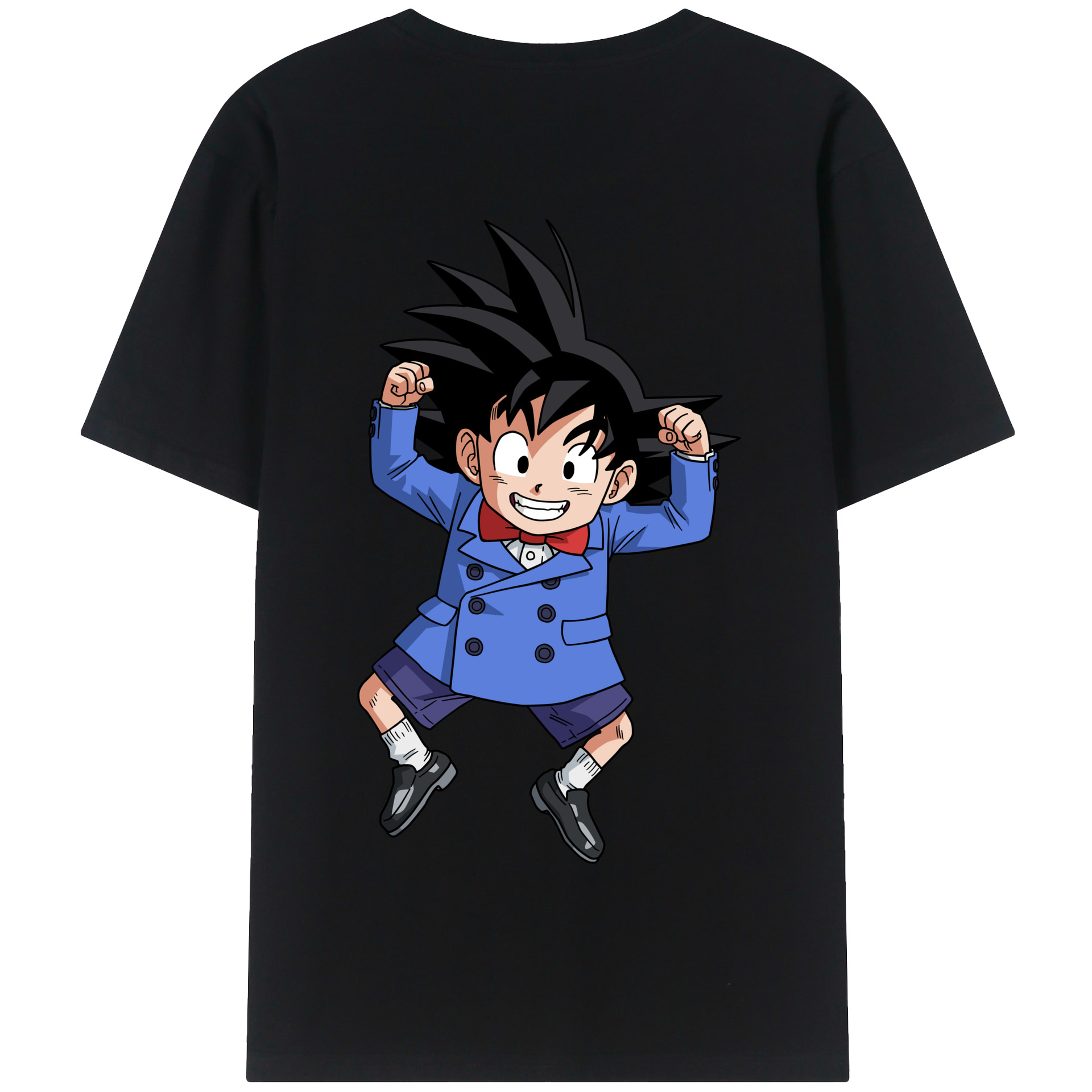 （画像用） ドラゴンボール 孫悟空（そん ごくう）Son Goku カカロット DRAGON BALL Kakarotto 綿100％半袖Tシャツ（背面プリント）