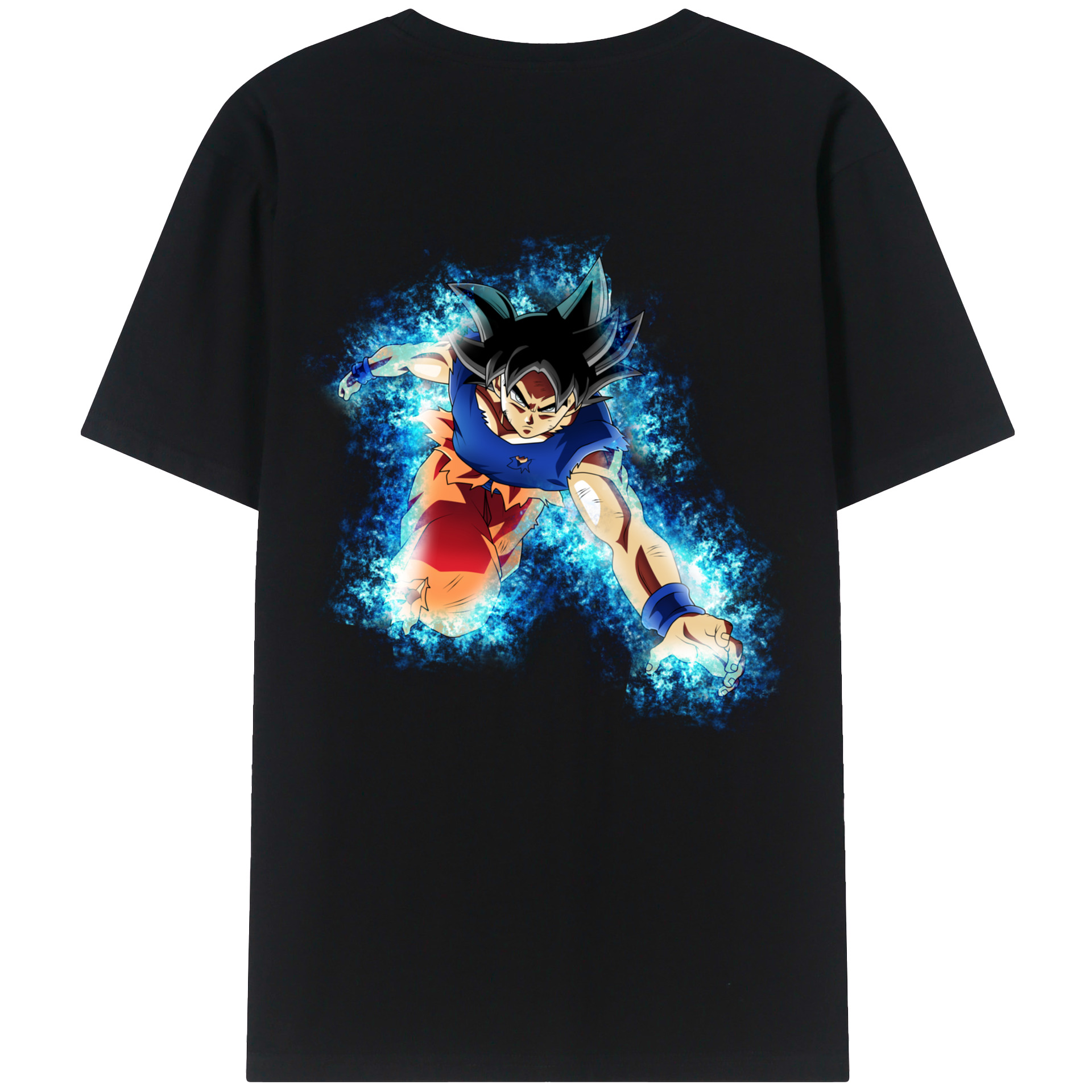 （画像用） ドラゴンボール 孫悟空（そん ごくう）Son Goku カカロット DRAGON BALL Kakarotto 綿100％半袖Tシャツ（背面プリント）