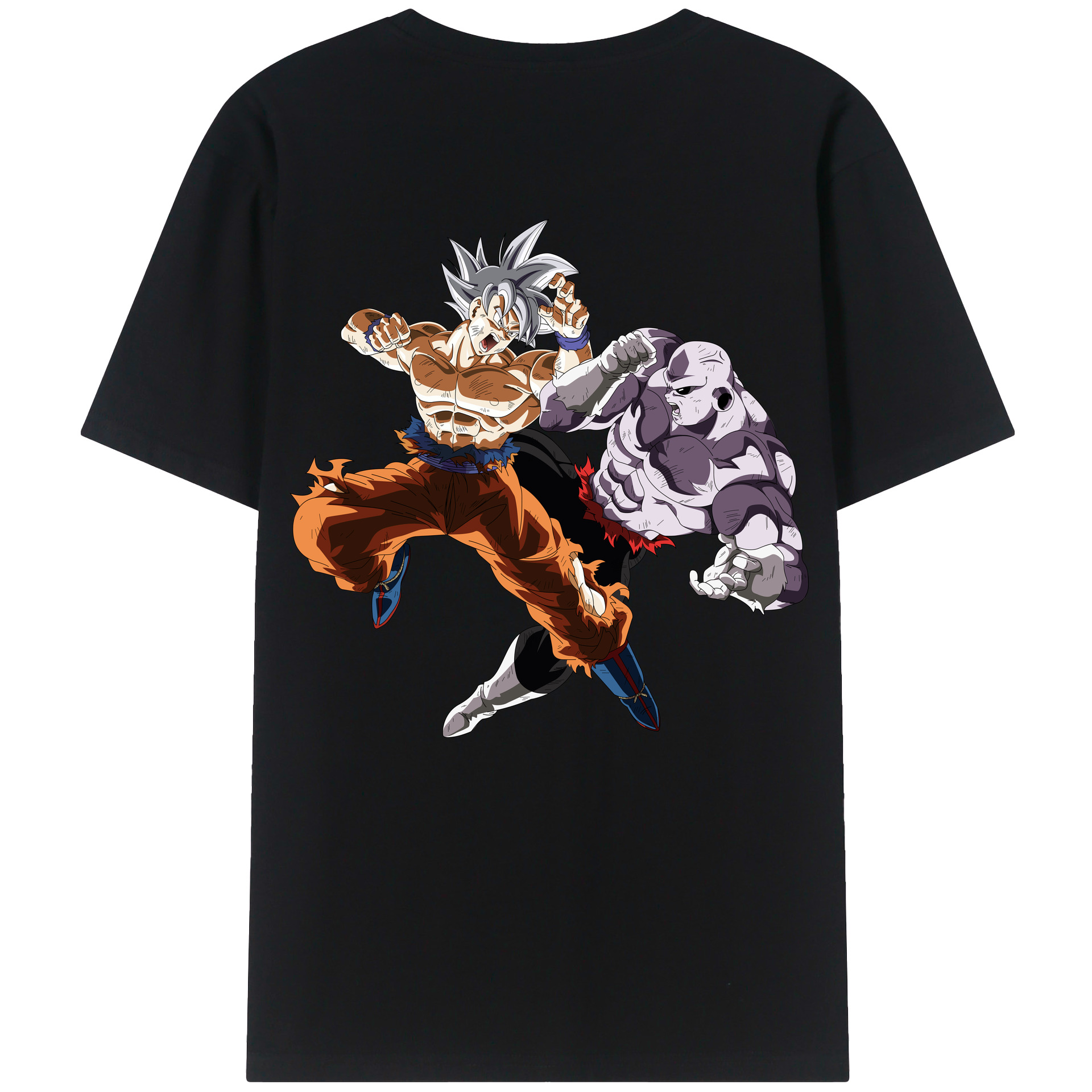 （画像用） ドラゴンボール 孫悟空（そん ごくう）Son Goku カカロット DRAGON BALL Kakarotto 綿100％半袖Tシャツ（背面プリント）