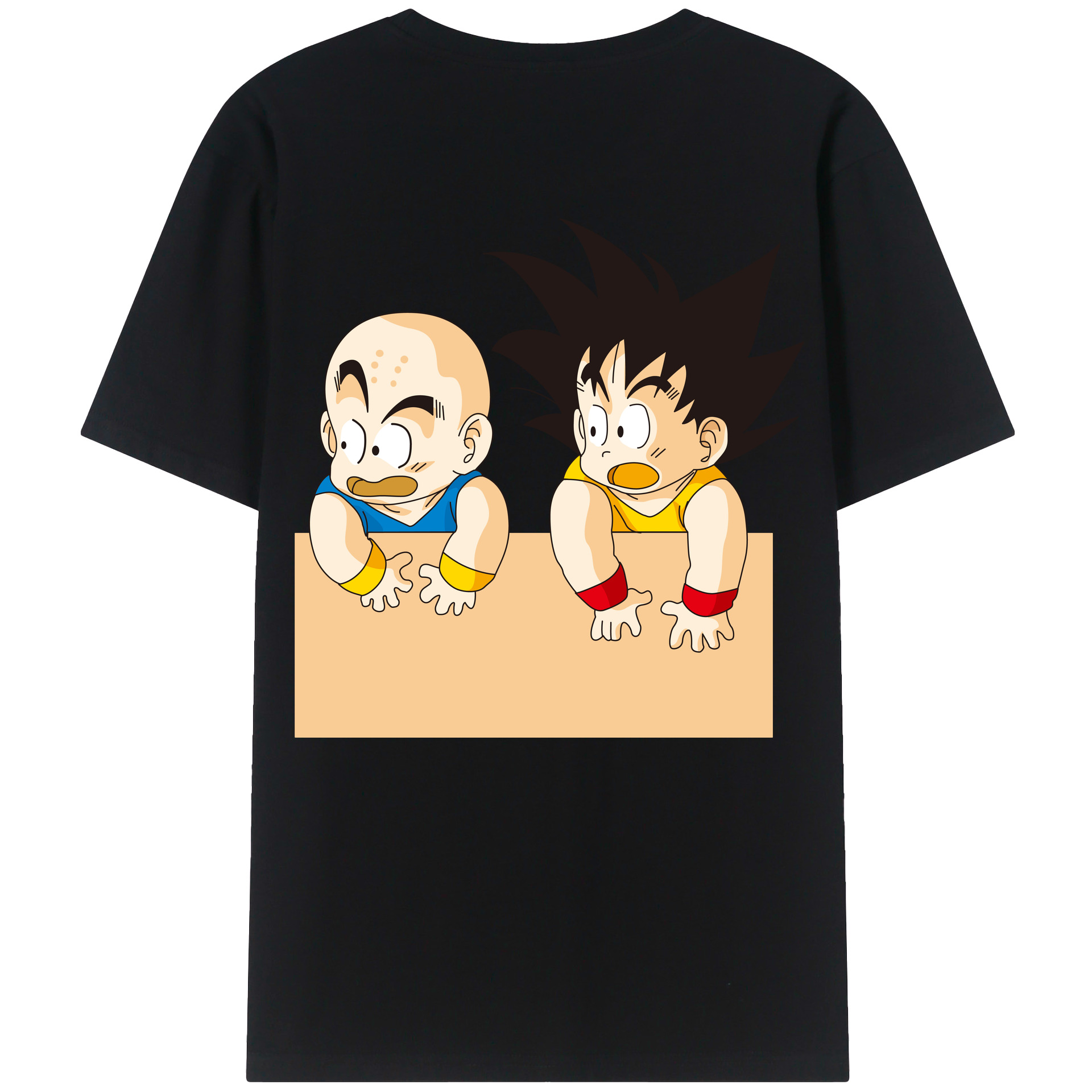 （画像用） ドラゴンボール 孫悟空（そん ごくう）Son Goku カカロット DRAGON BALL Kakarotto 綿100％半袖Tシャツ（背面プリント）