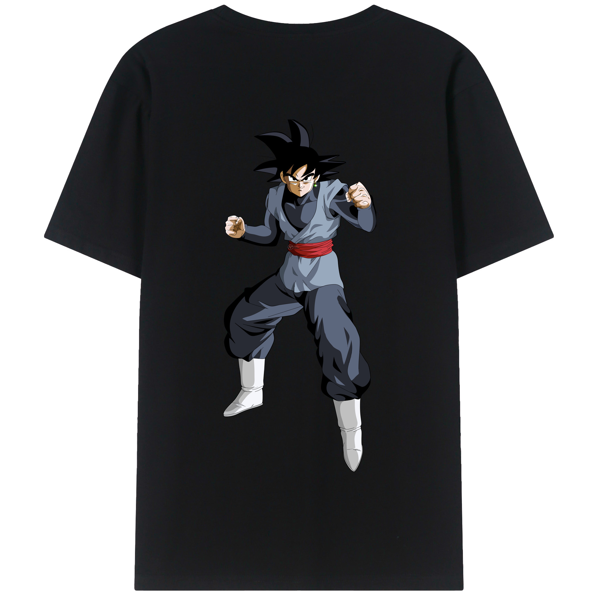 （画像用） ドラゴンボール ベジータ四世（Bejīta Yonsei）DRAGON BALL Vegeta IV 綿100％半袖Tシャツ（背面プリント）