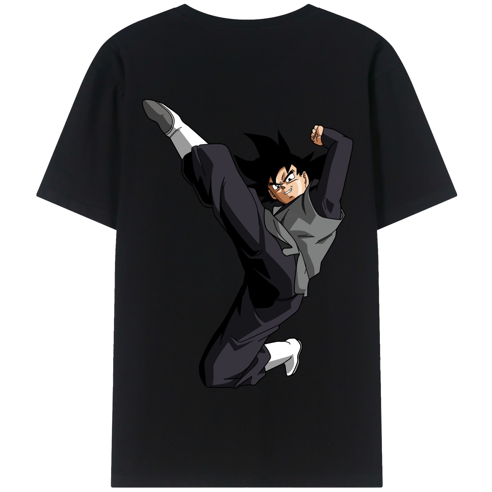 （画像用） ドラゴンボール ベジータ四世（Bejīta Yonsei）DRAGON BALL Vegeta IV 綿100％半袖Tシャツ（背面プリント）
