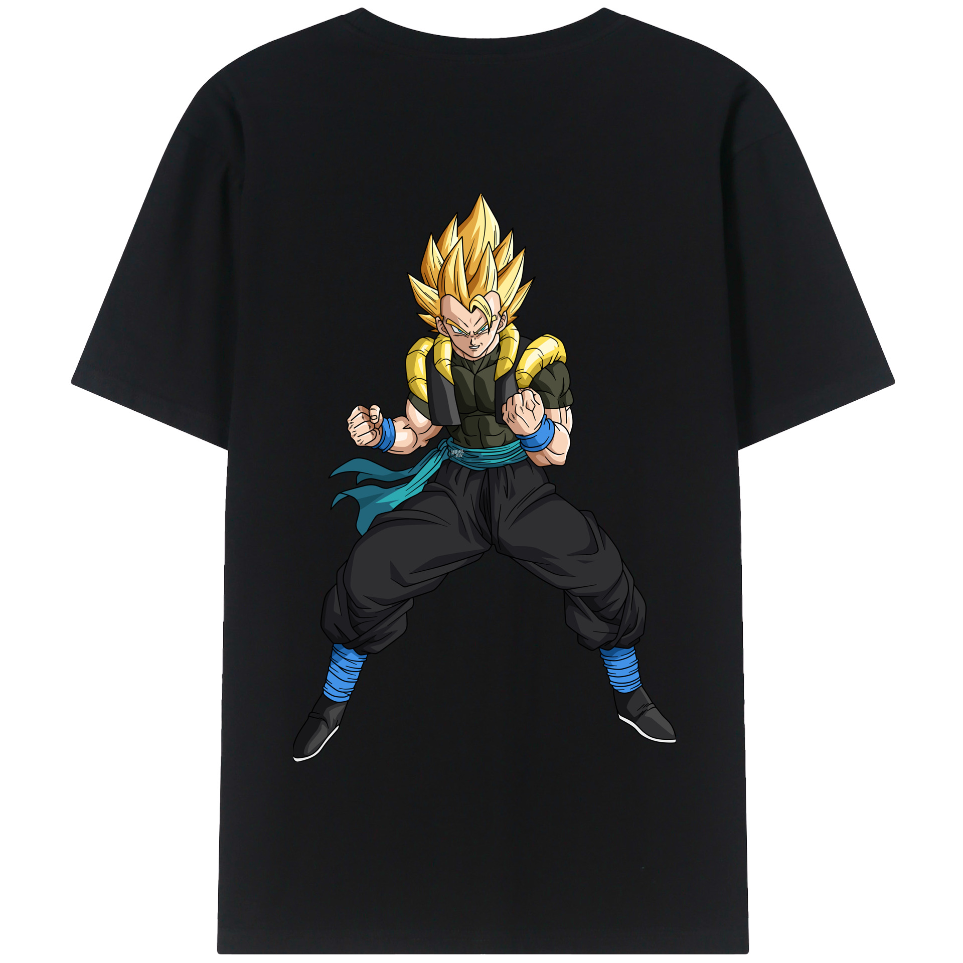 （画像用） ドラゴンボール ベジータ四世（Bejīta Yonsei）DRAGON BALL Vegeta IV 綿100％半袖Tシャツ（背面プリント）