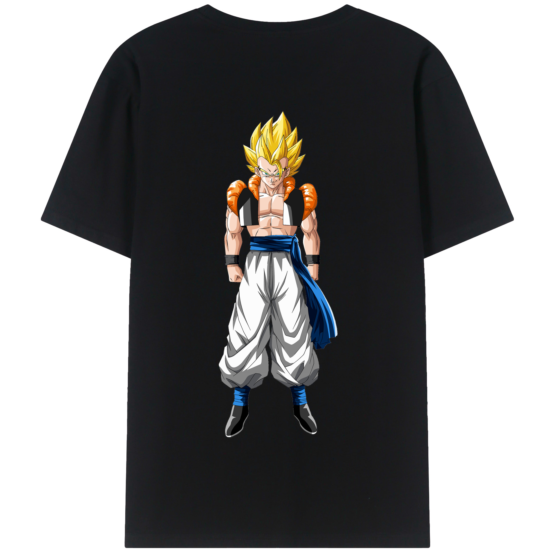 （画像用） ドラゴンボール ベジータ四世（Bejīta Yonsei）DRAGON BALL Vegeta IV 綿100％半袖Tシャツ（背面プリント）