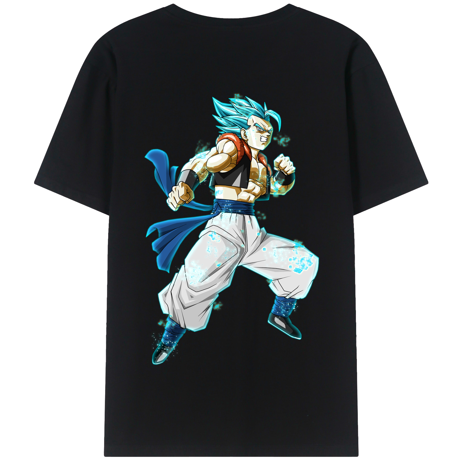 （画像用） ドラゴンボール ベジータ四世（Bejīta Yonsei）DRAGON BALL Vegeta IV 綿100％半袖Tシャツ（背面プリント）