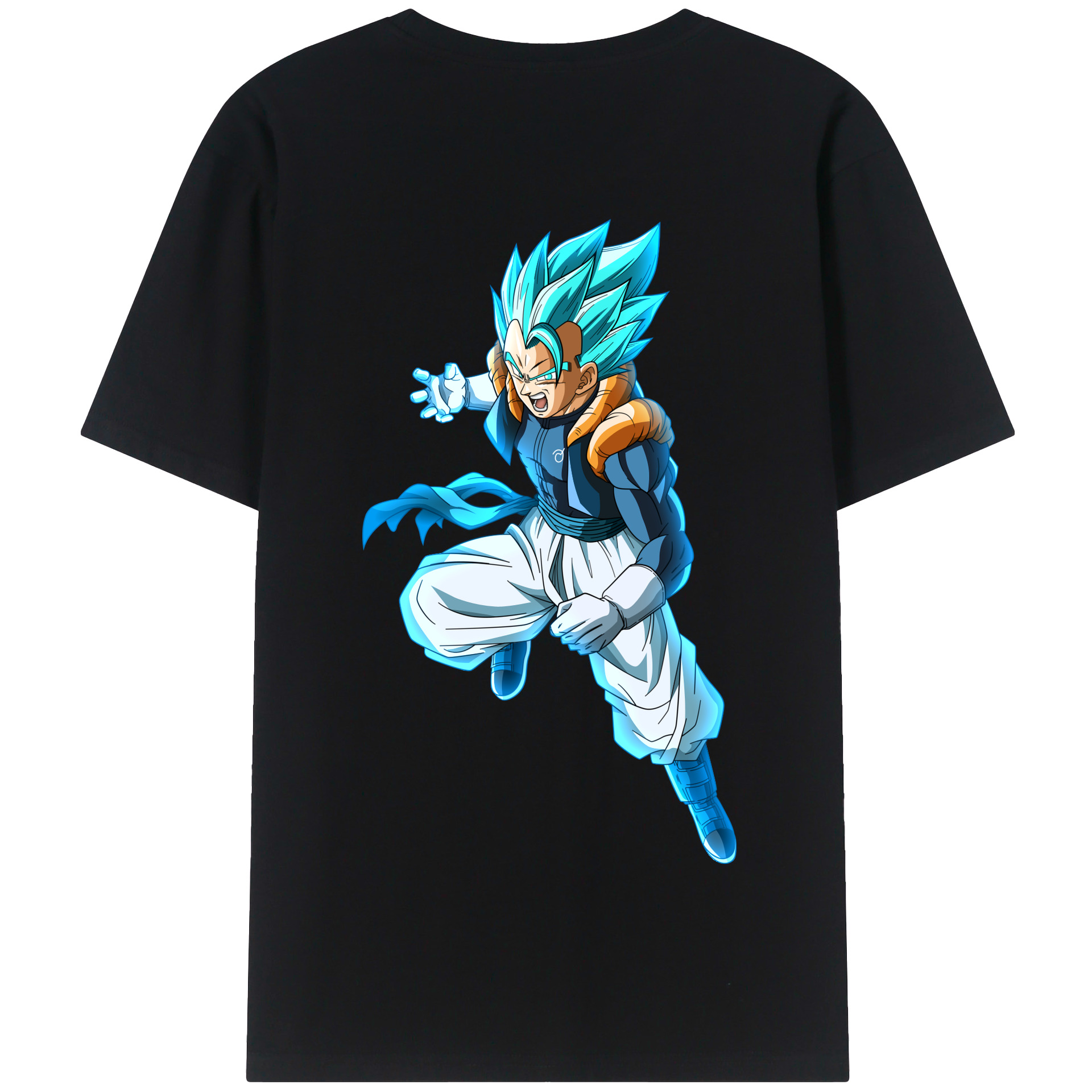 （画像用） ドラゴンボール ベジータ四世（Bejīta Yonsei）DRAGON BALL Vegeta IV 綿100％半袖Tシャツ（背面プリント）