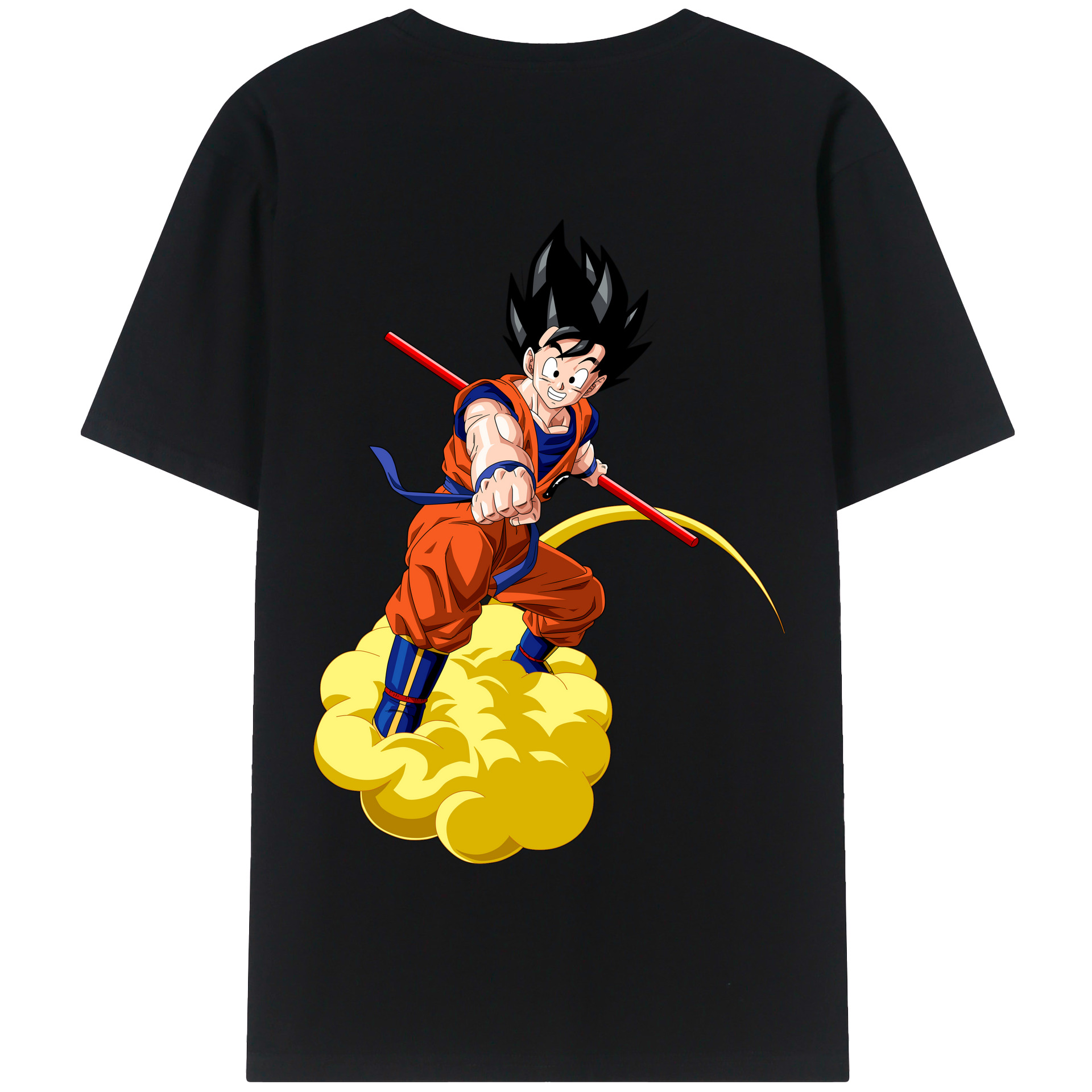 （画像用） ドラゴンボール 孫 悟飯（そんごはん）DRAGON BALL Son Gohan 綿100％半袖Tシャツ（背面プリント）