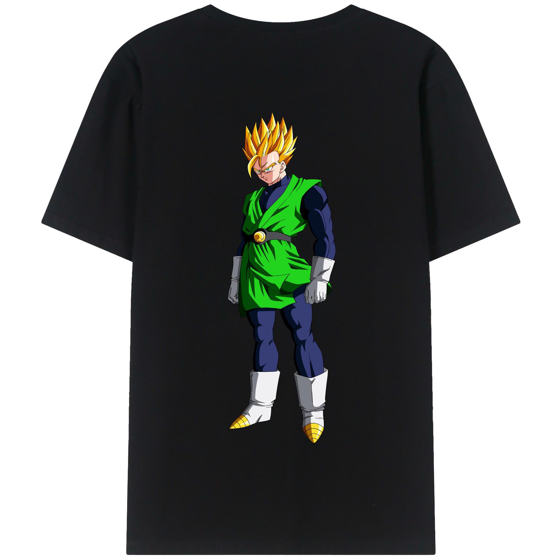 （画像用） ドラゴンボール 孫 悟飯（そんごはん）DRAGON BALL Son Gohan 綿100％半袖Tシャツ（背面プリント）