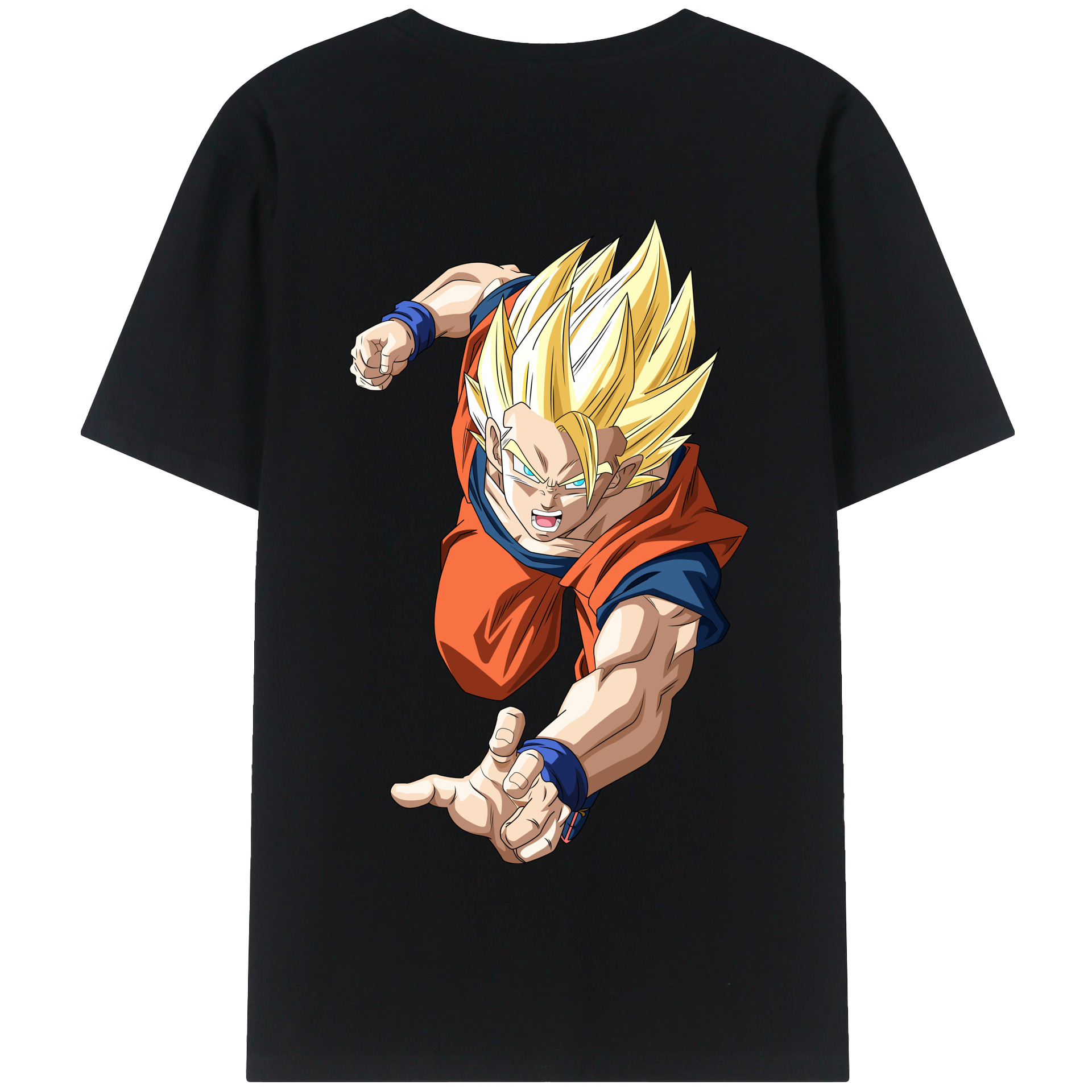 （画像用） ドラゴンボール 孫 悟飯（そんごはん）DRAGON BALL Son Gohan 綿100％半袖Tシャツ（背面プリント）