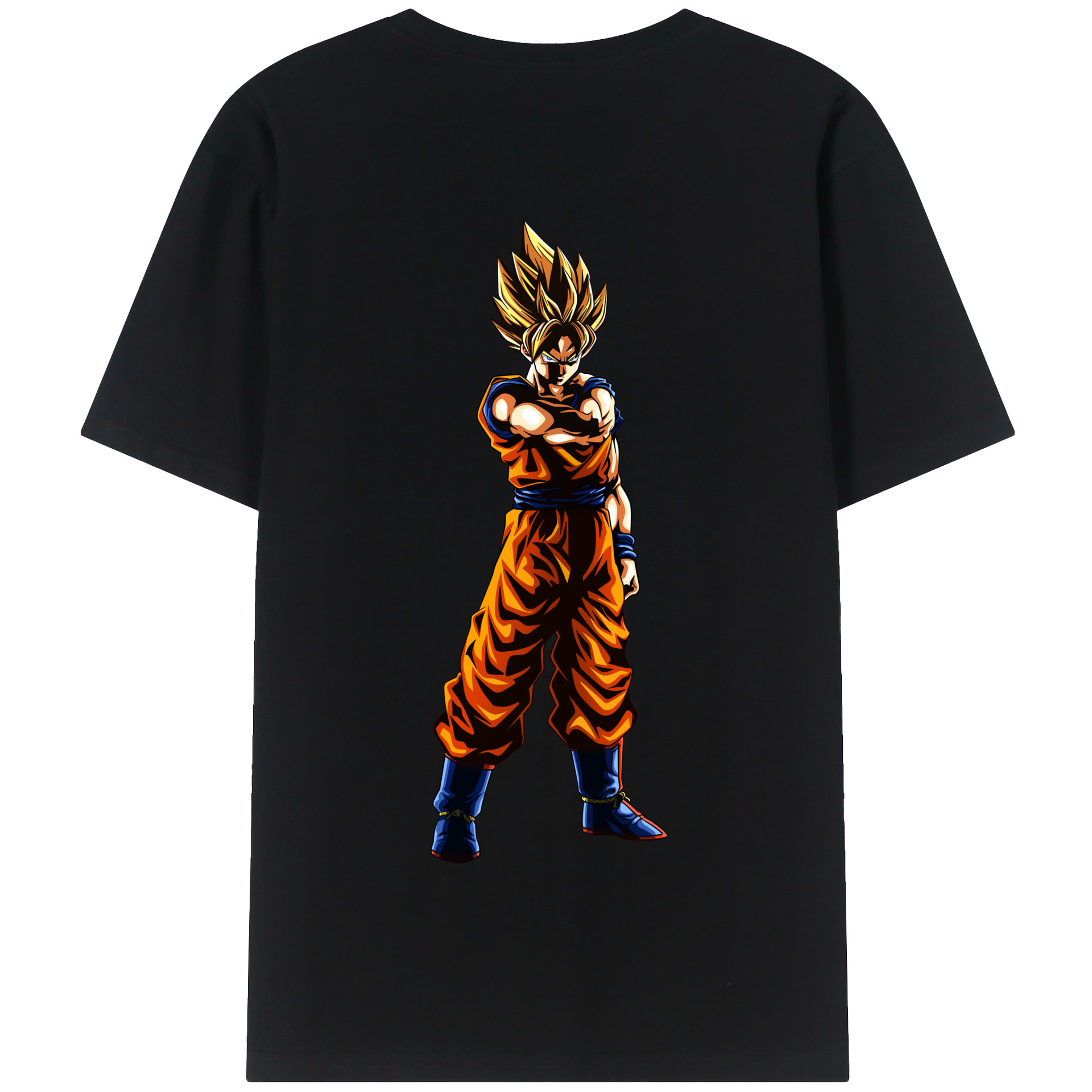 （画像用） ドラゴンボール 孫 悟飯（そんごはん）DRAGON BALL Son Gohan 綿100％半袖Tシャツ（背面プリント）