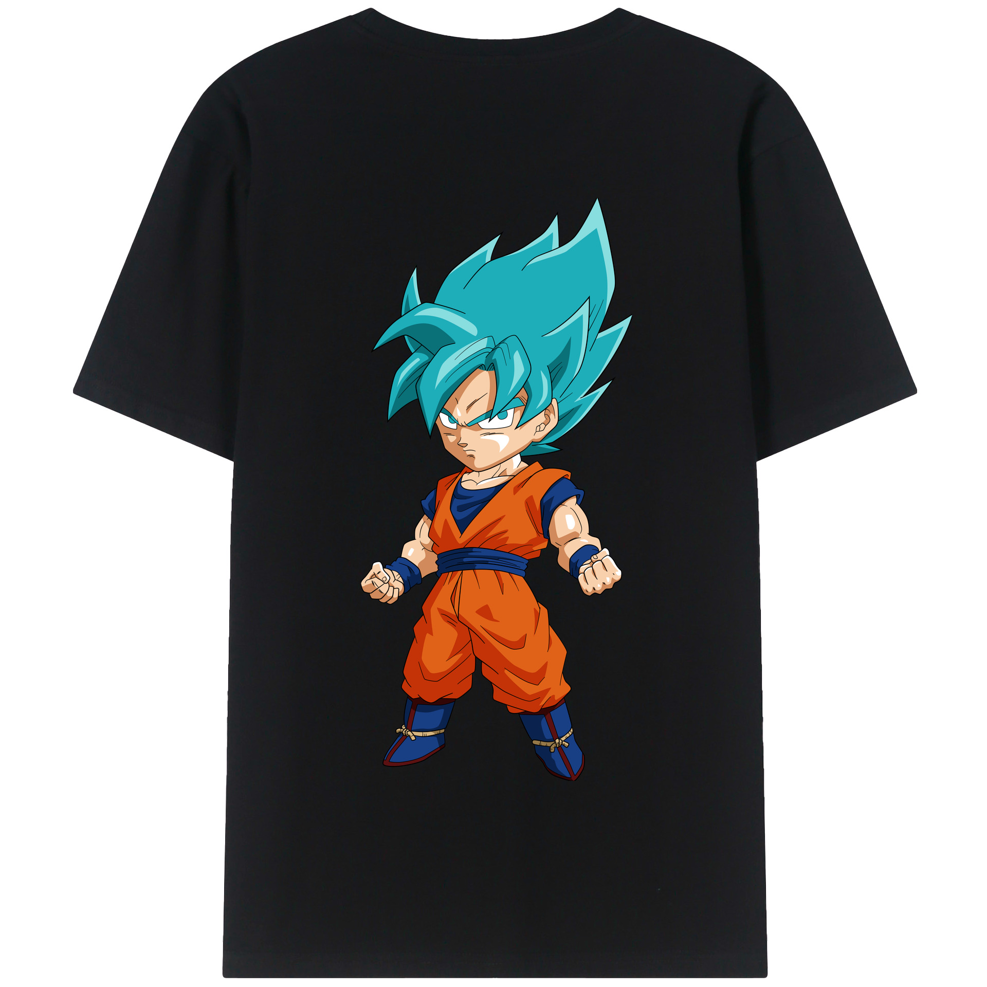 （画像用） ドラゴンボール 孫 悟飯（そんごはん）DRAGON BALL Son Gohan 綿100％半袖Tシャツ（背面プリント）