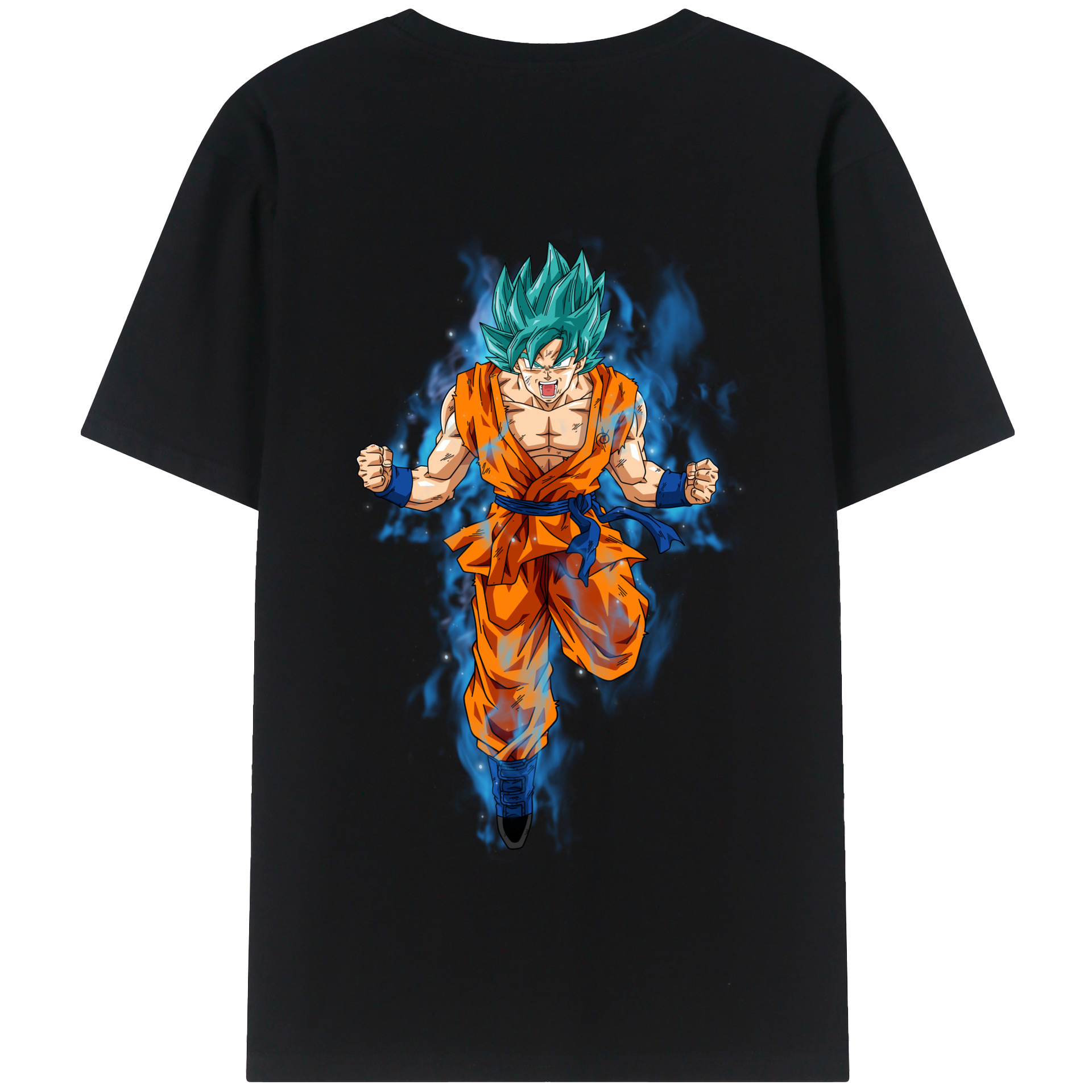 （画像用） ドラゴンボール 孫 悟飯（そんごはん）DRAGON BALL Son Gohan 綿100％半袖Tシャツ（背面プリント）