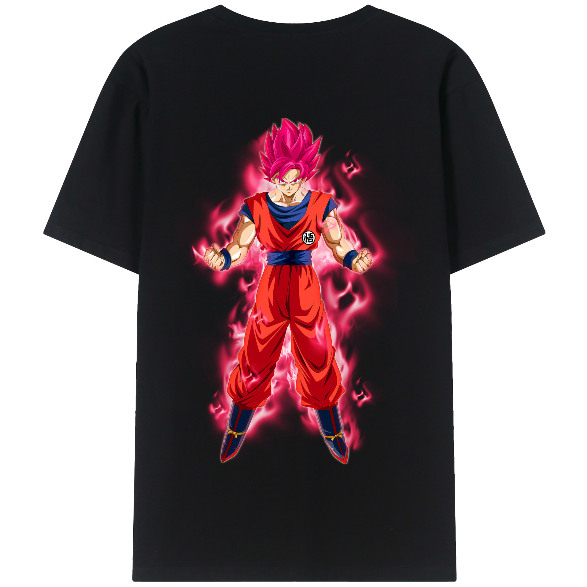 （画像用） ドラゴンボール 孫 悟飯（そんごはん）DRAGON BALL Son Gohan 綿100％半袖Tシャツ（背面プリント）