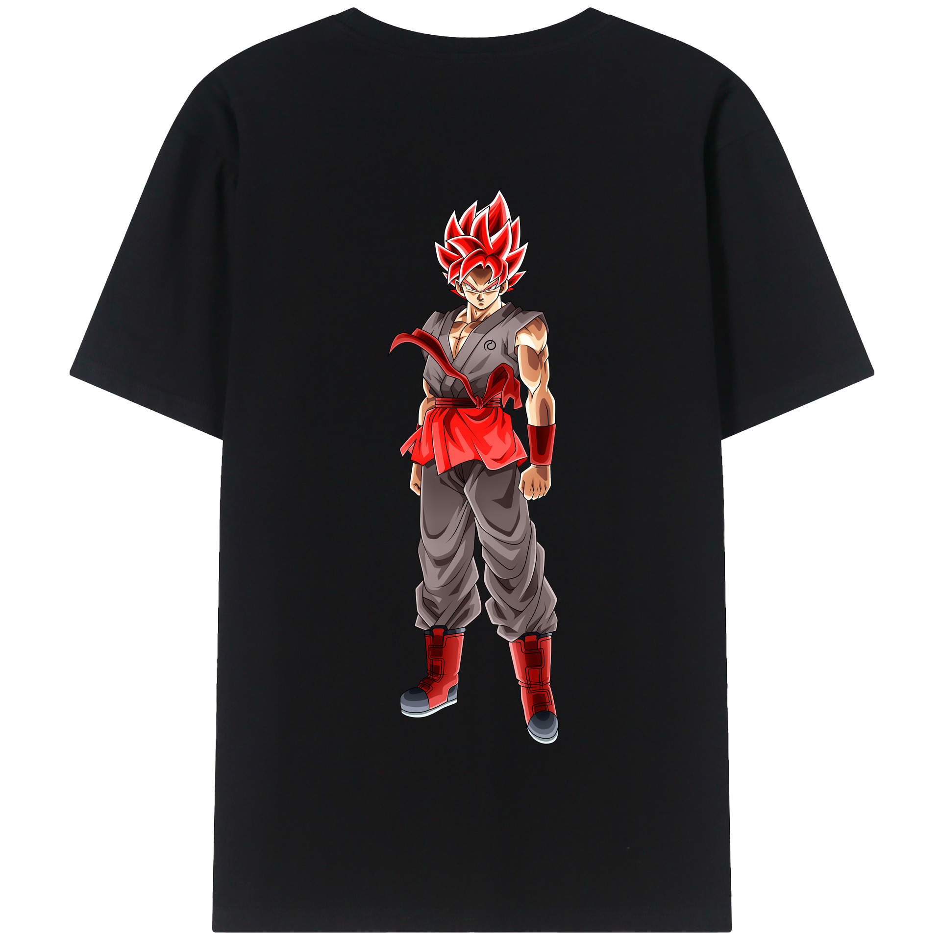（画像用） ドラゴンボール 孫 悟飯（そんごはん）DRAGON BALL Son Gohan 綿100％半袖Tシャツ（背面プリント）