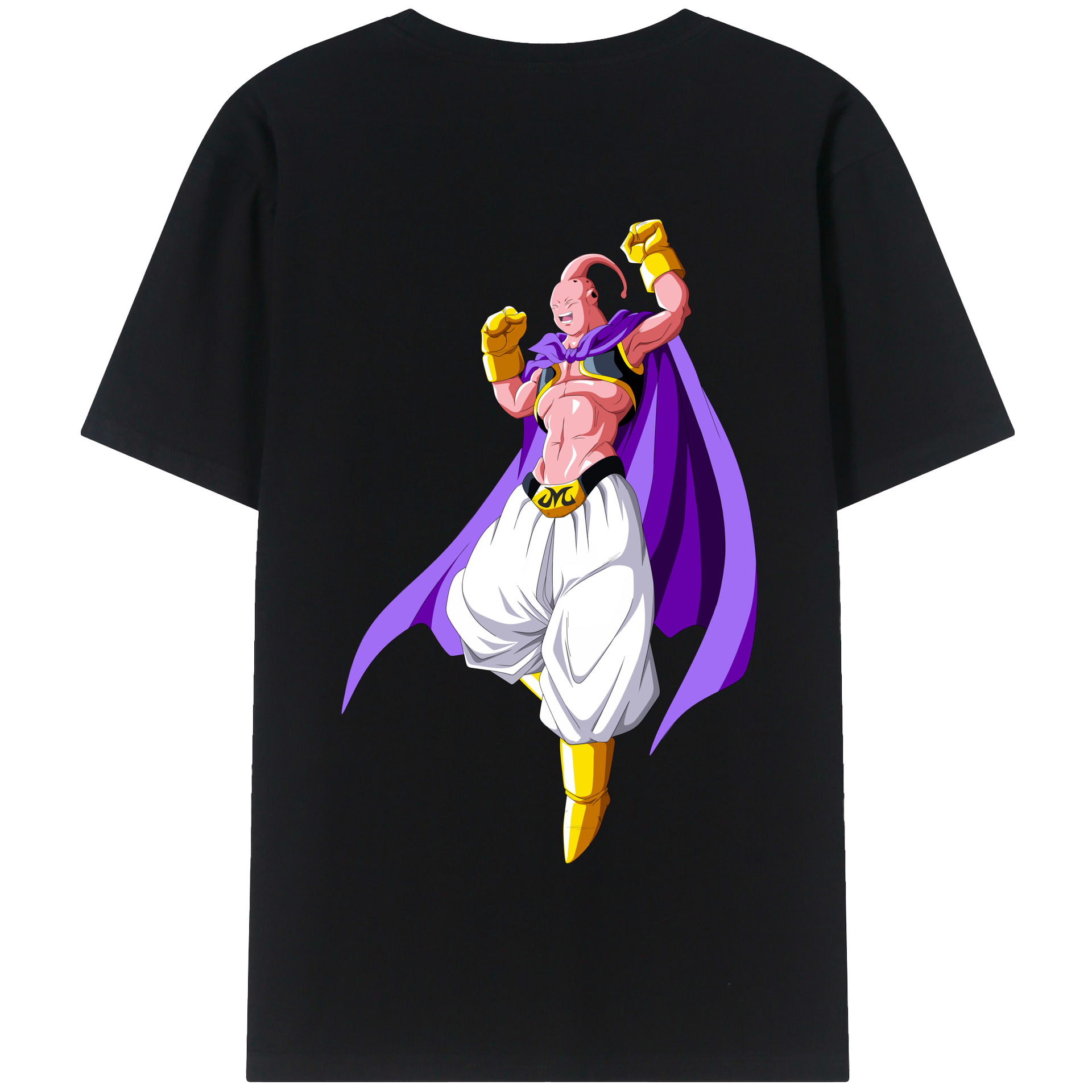 （画像用） ドラゴンボール 魔人ブウ DRAGON BALL Majin Buu 綿100％半袖Tシャツ（背面プリント）